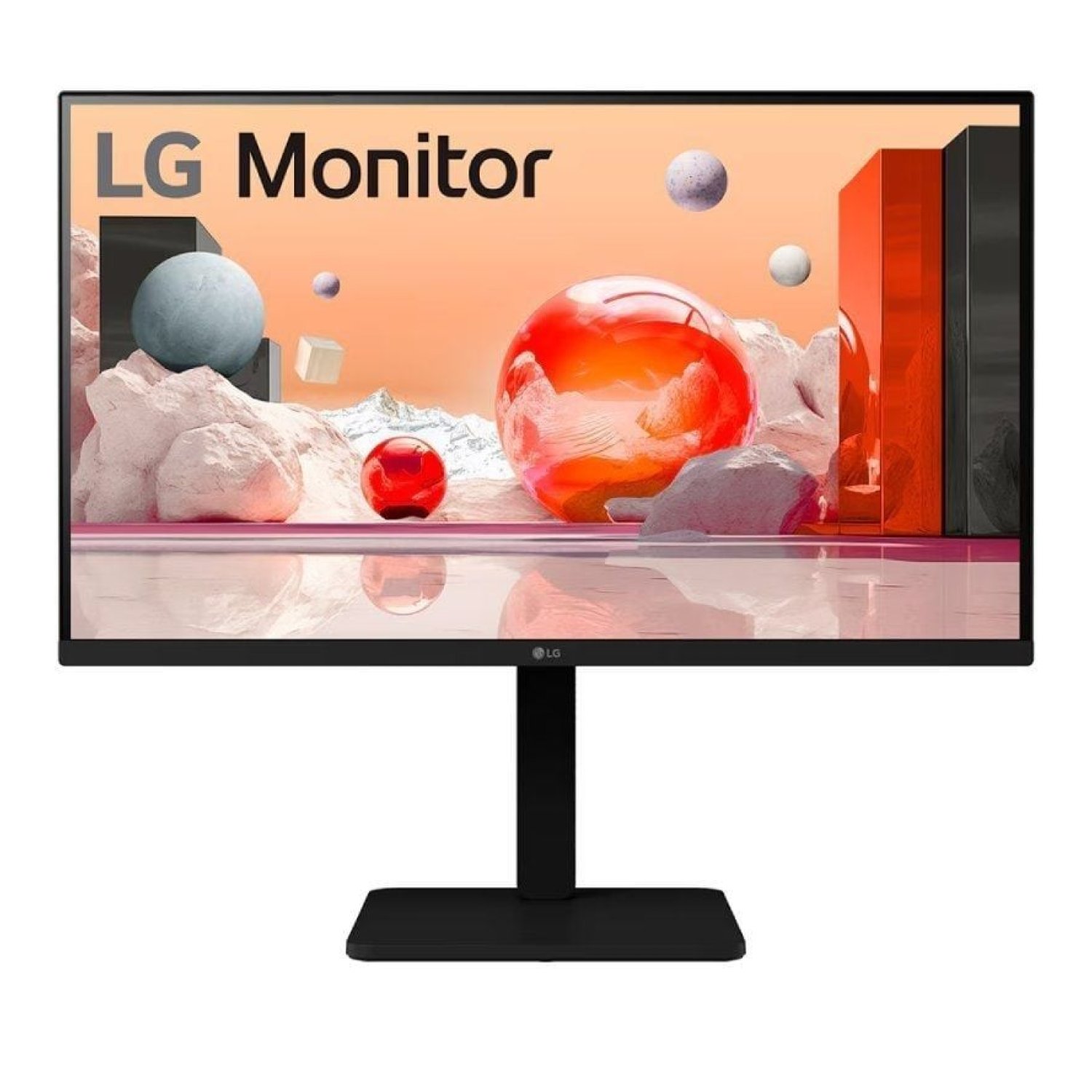 Monitor Profesional LG 24BA560-B 24"/ Full HD/ Multimedia/ Regulable en altura/ Negro