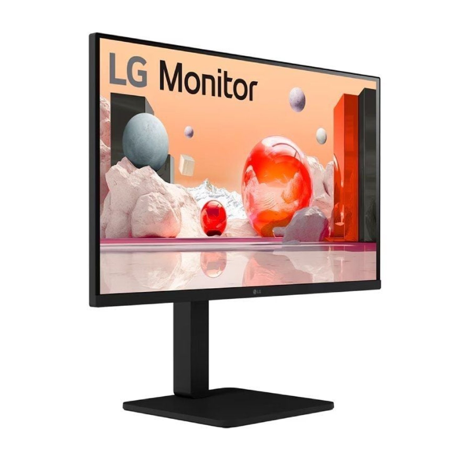 Monitor Profesional LG 24BA560-B 24"/ Full HD/ Multimedia/ Regulable en altura/ Negro