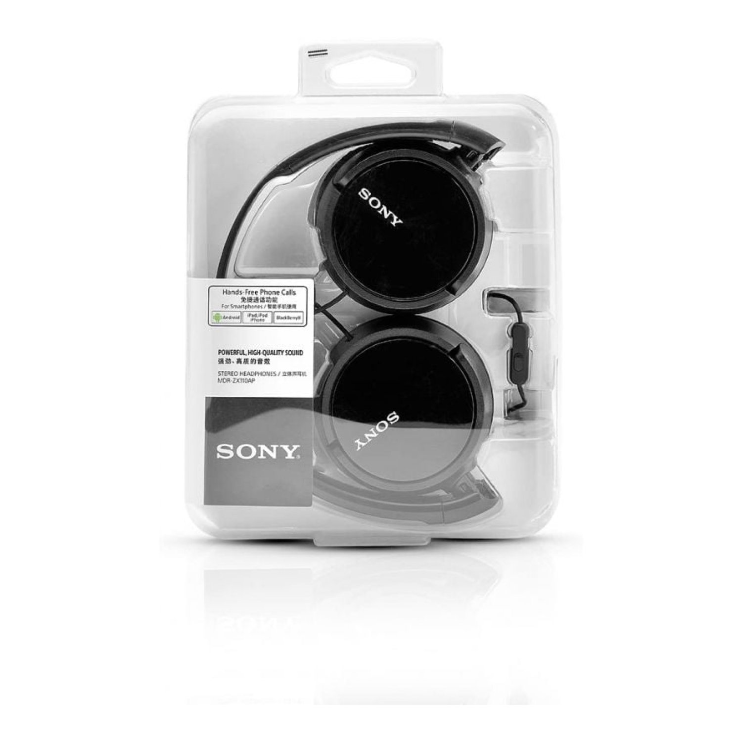 Sony MDR-ZX110 · Auriculares con Micrófono · Jack 3.5mm · Negros