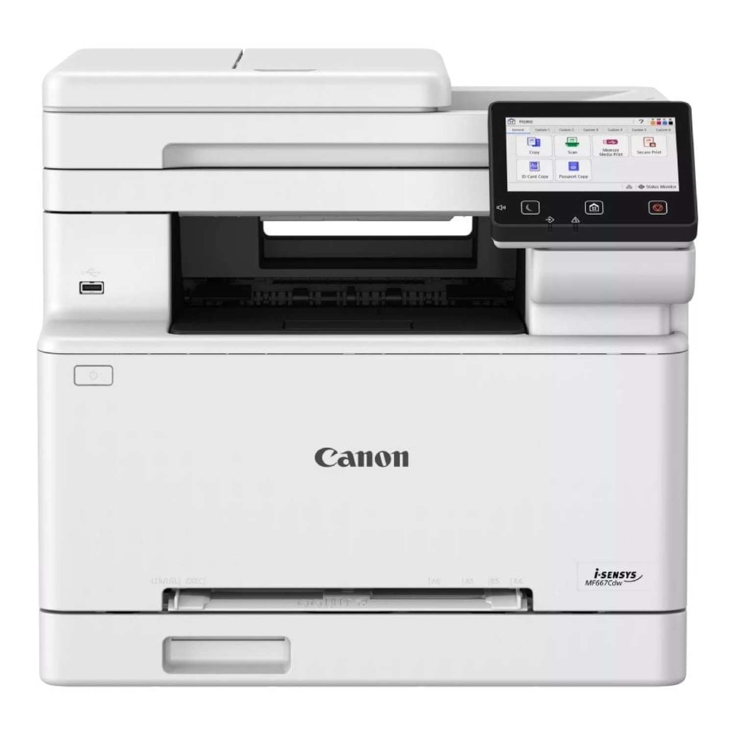 Canon i-SENSYS MF667Cdw · Multifunción Láser Color · WiFi · Fax · Dúplex · Blanca