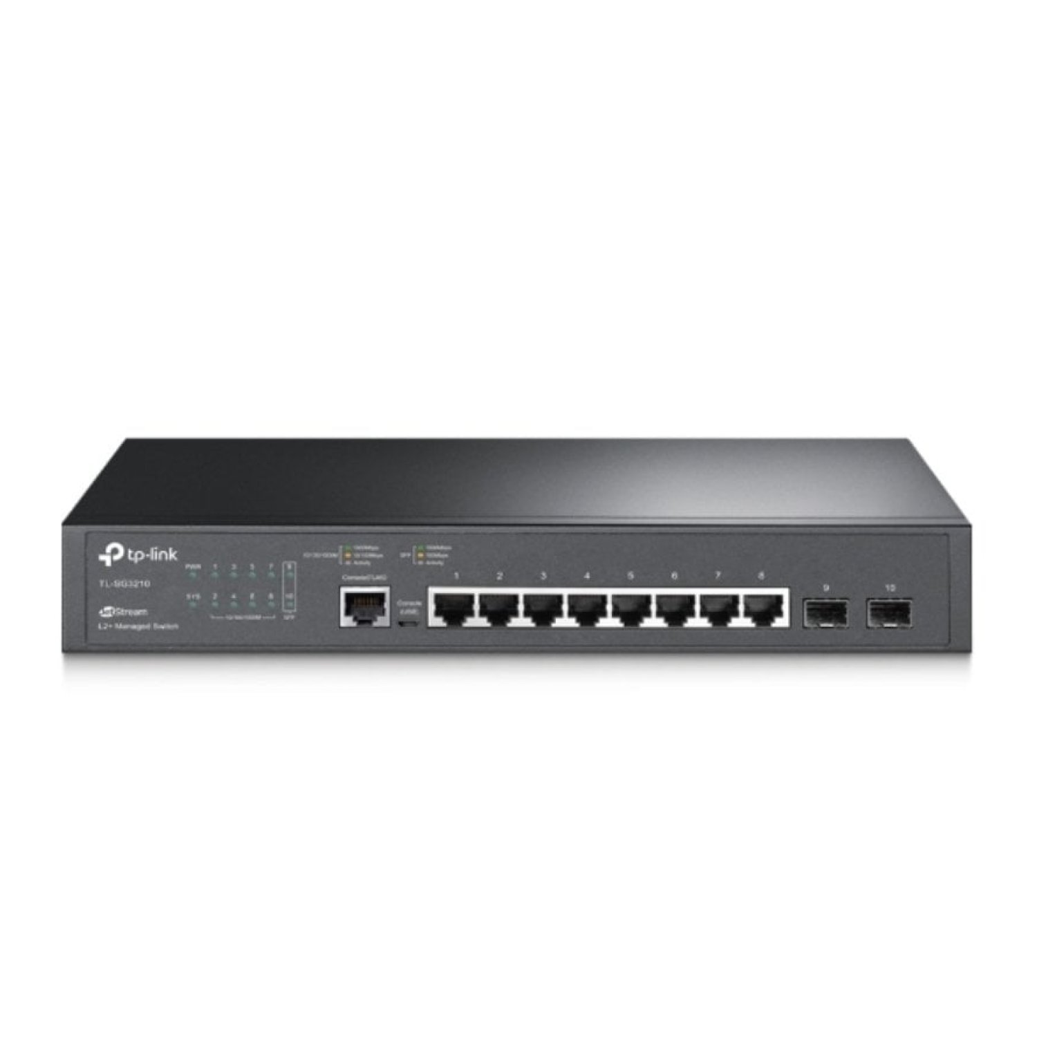 Switch Gestionable TP-Link Omada TL-SG3210 V4 10 Puertos/ RJ-45 10/100/1000/ SFP