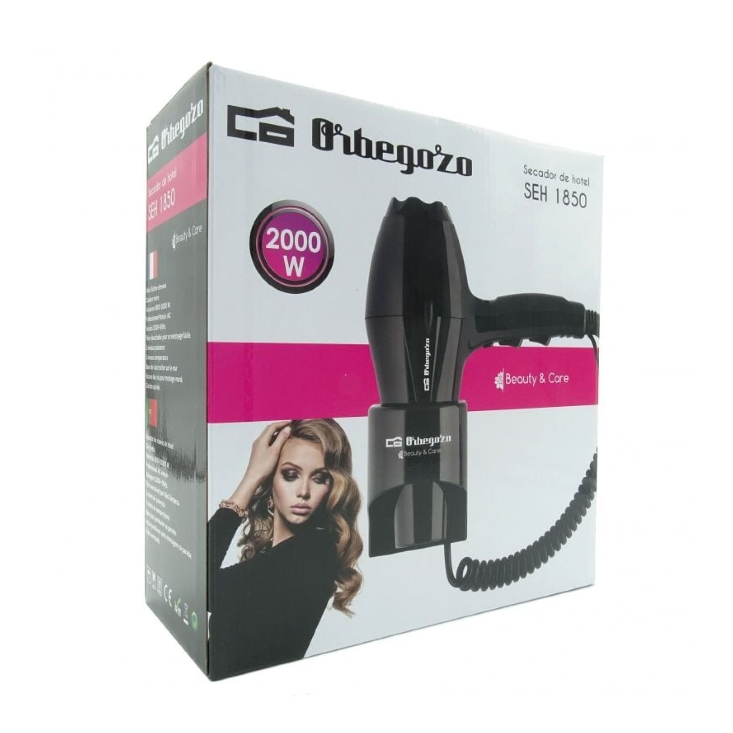 Orbegozo SEH-1850 · Secador de Pelo · 2000W · Negro