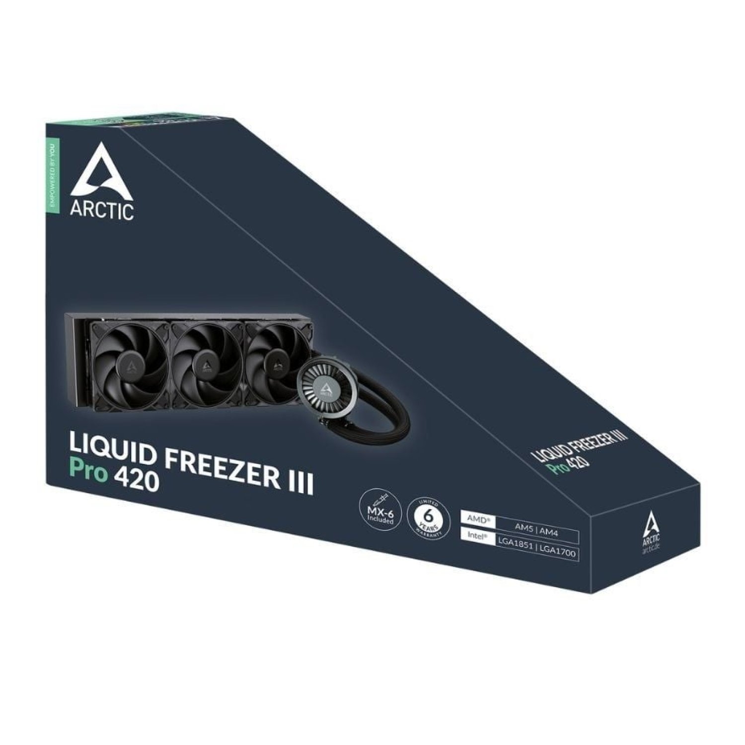 Sistema de Refrigeración Líquida Arctic Liquid Freezer III Pro 420/ Negro