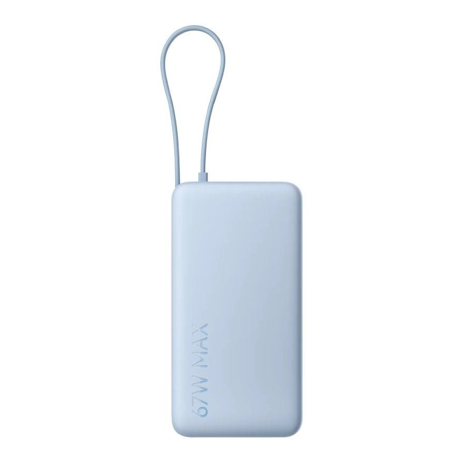 Powerbank 20000mAh Xiaomi 67W Power Bank Integrated Cable/ 67W/ Azul/ Incluye Cable USB Tipo-C