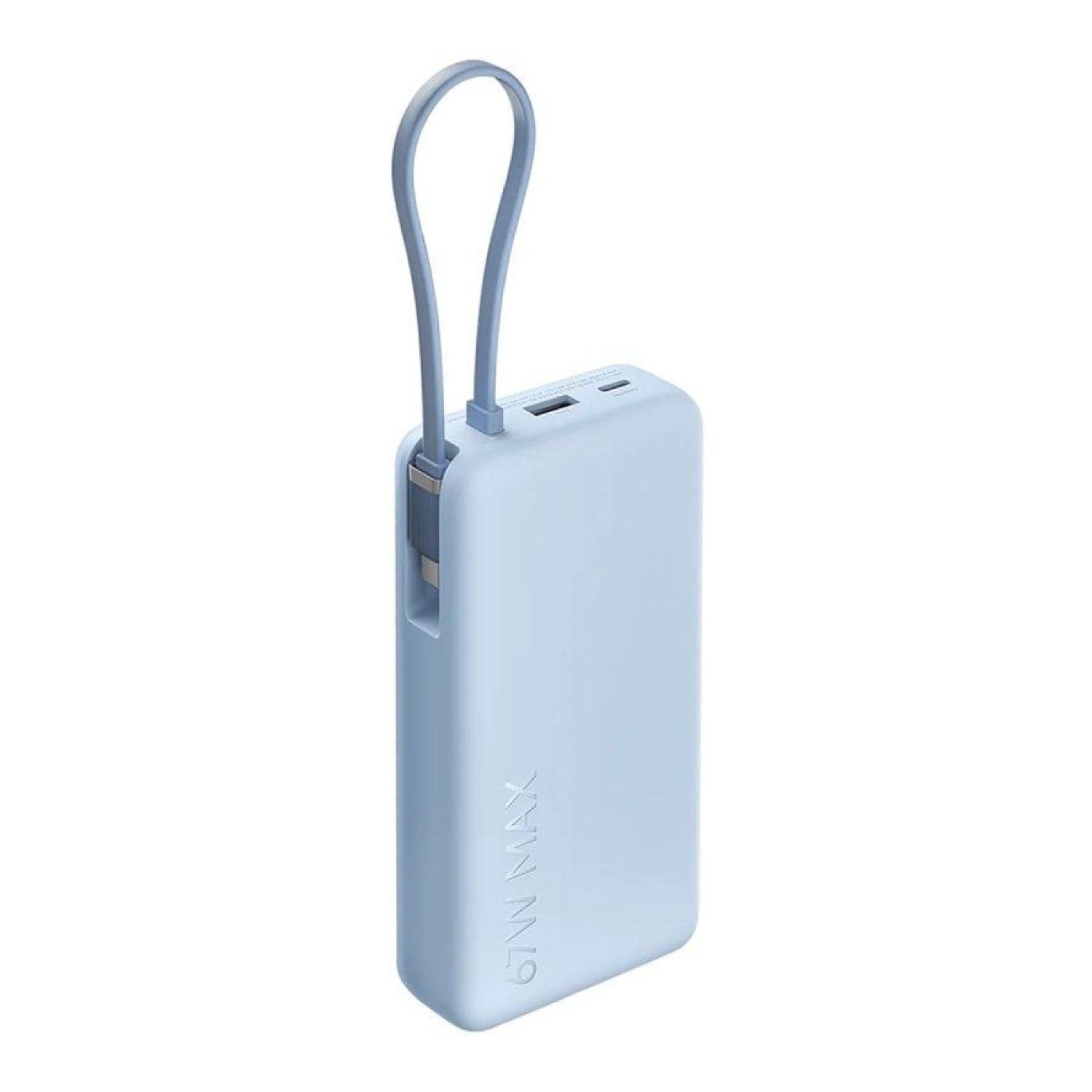 Powerbank 20000mAh Xiaomi 67W Power Bank Integrated Cable/ 67W/ Azul/ Incluye Cable USB Tipo-C