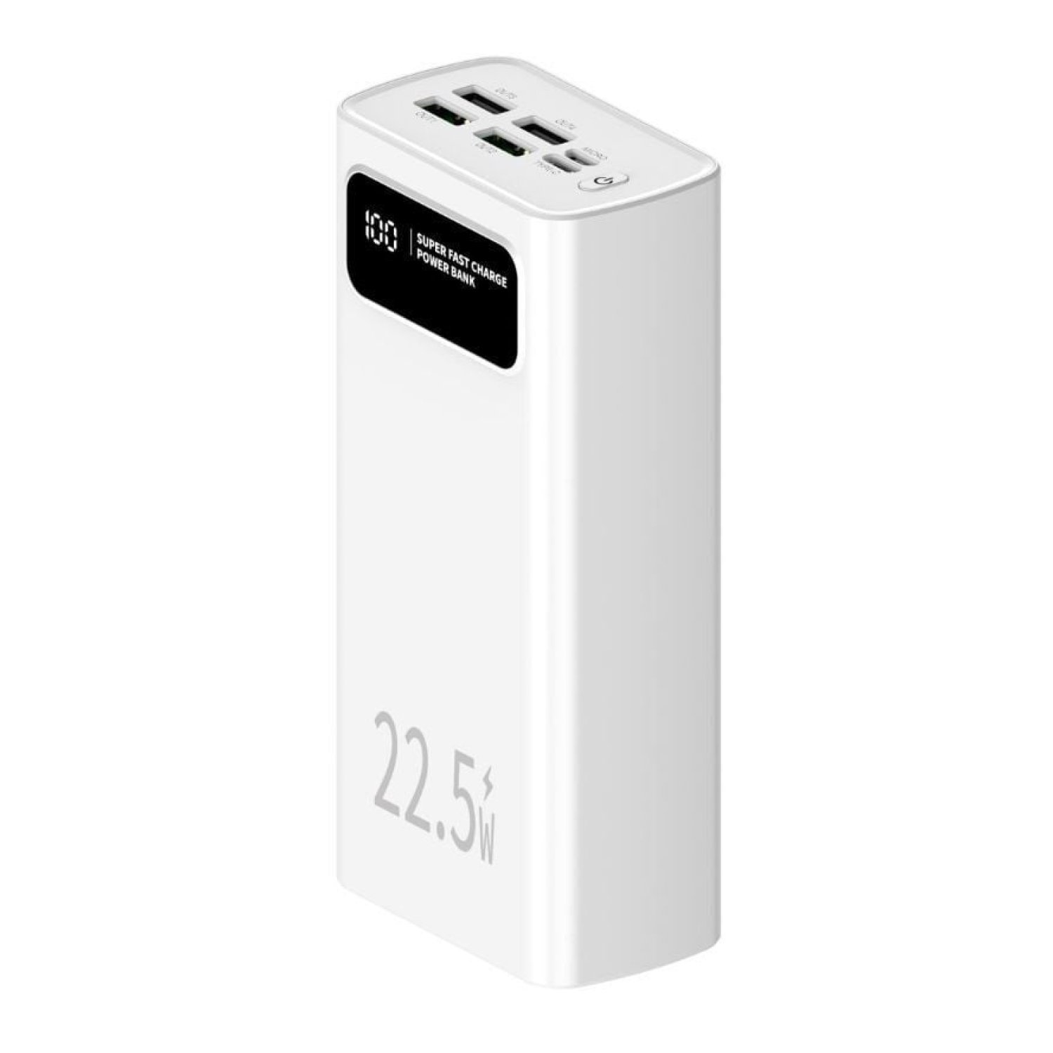 Powerbank 30000mAh Leotec LEPOW30W22W/ 22.5W/ Blanca