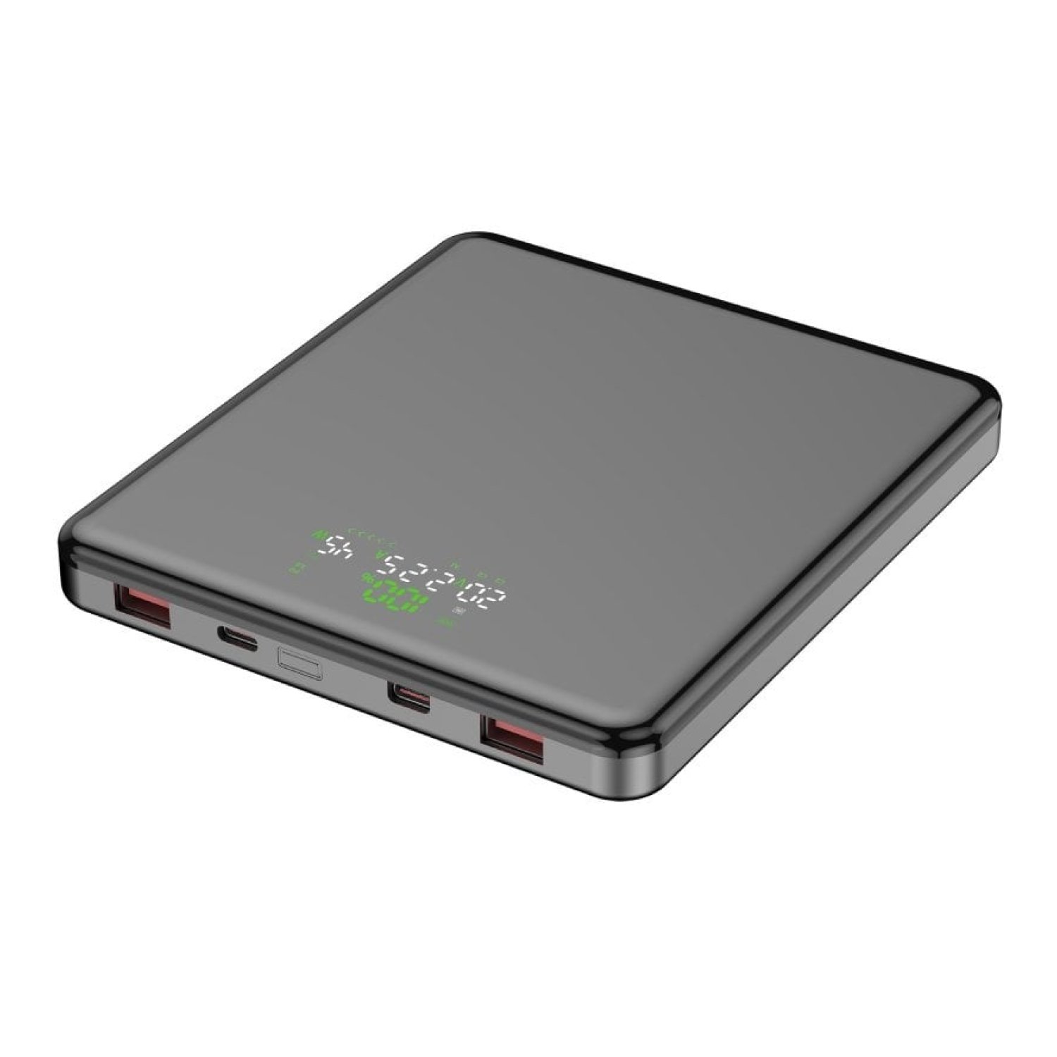 Powerbank 20000mAh Leotec LEPOW100W20G/ 100W/ Gris/ Incluye Cable USB Tipo-C