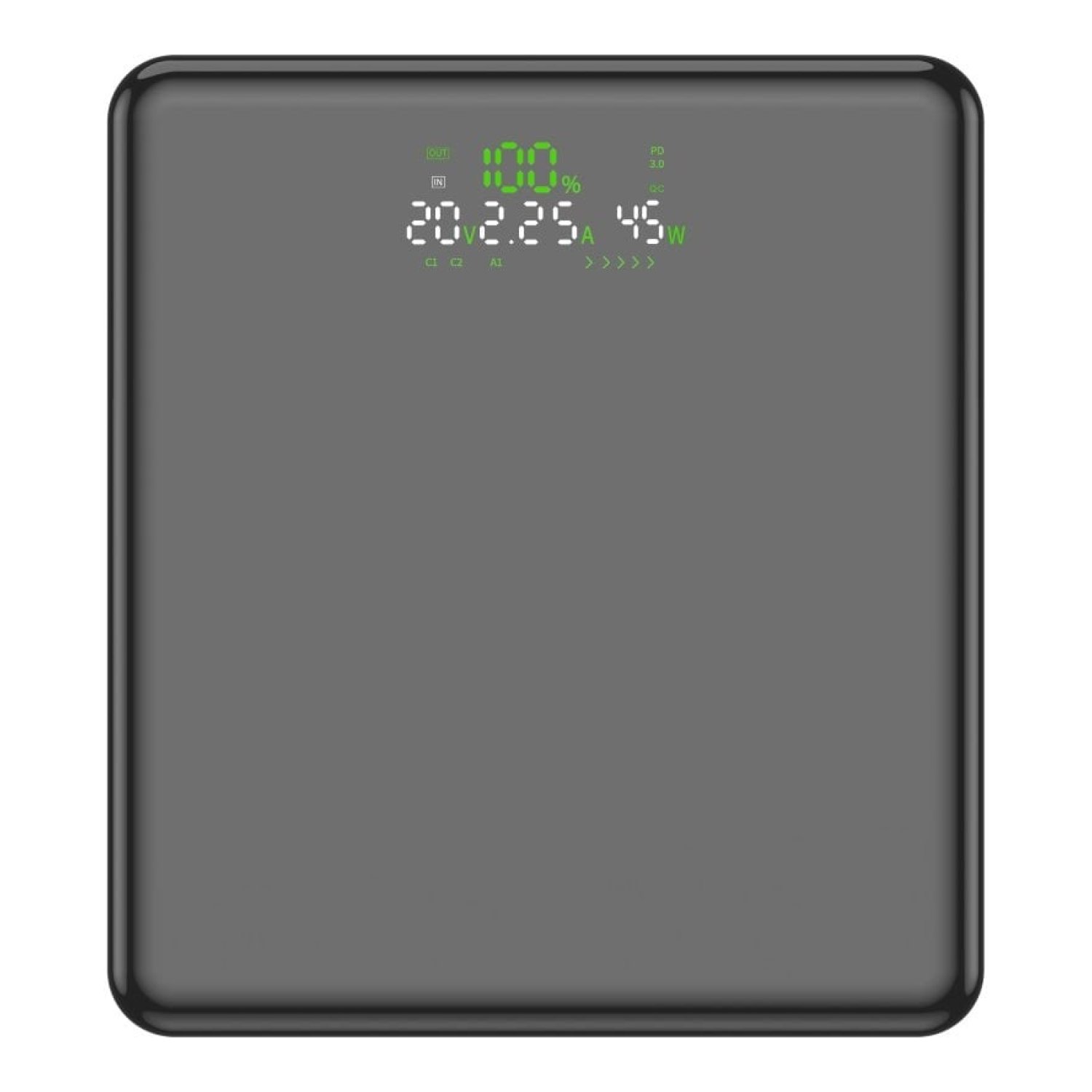 Powerbank 20000mAh Leotec LEPOW100W20G/ 100W/ Gris/ Incluye Cable USB Tipo-C