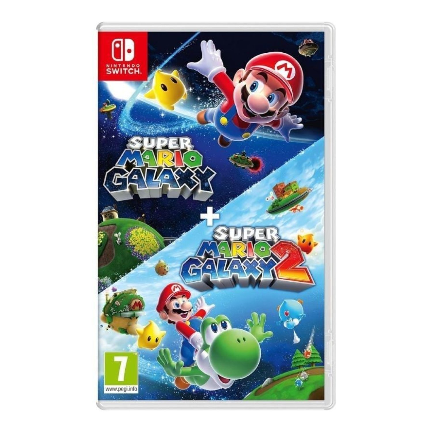 Nintendo Switch · Super Mario Galaxy 1 + 2 · Pack Doble de Aventuras Espaciales