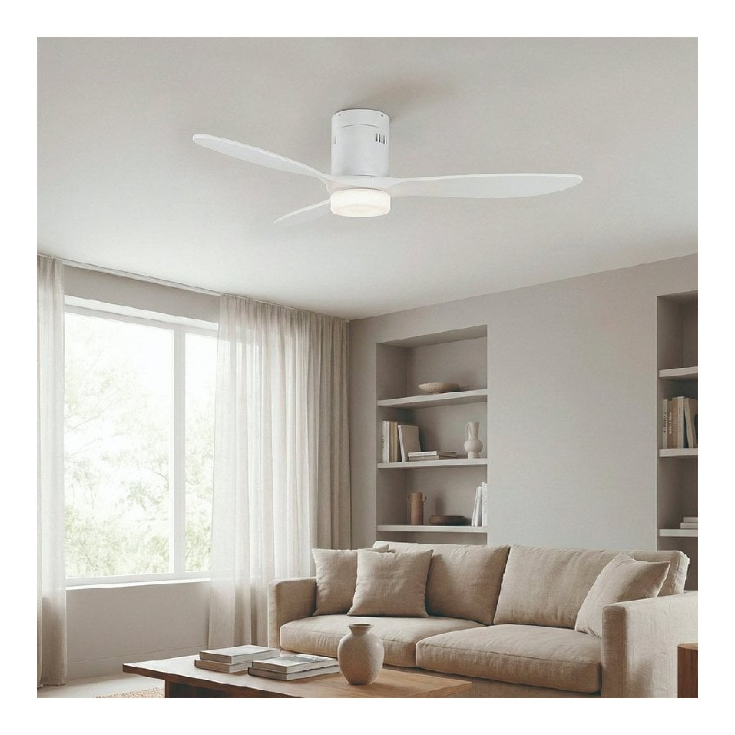 Ventilador de Techo Orbegozo CP 174132/ 35W/ 3 Aspas 132cm/ 6 velocidades