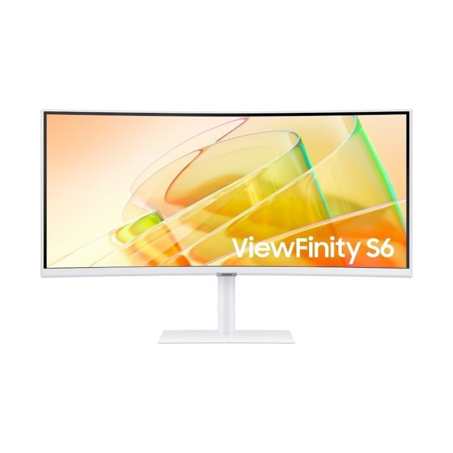 Samsung ViewFinity S6 · Monitor Ultraparamómico Curvo · 34" UWQHD · Regulable en altura · Blanco