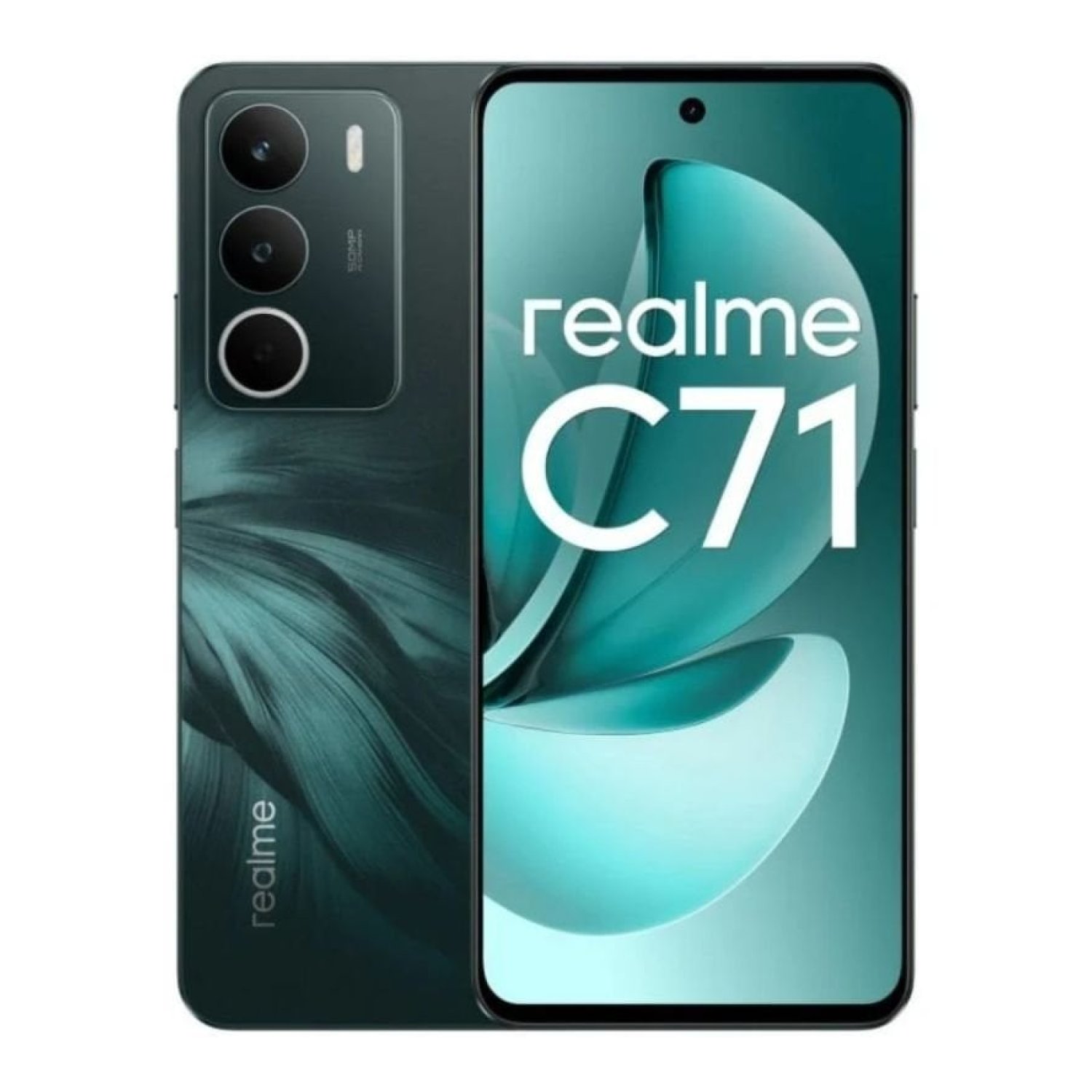 Smartphone Realme C71 4GB/ 256GB/ 6.67"/ Verde Oscuro