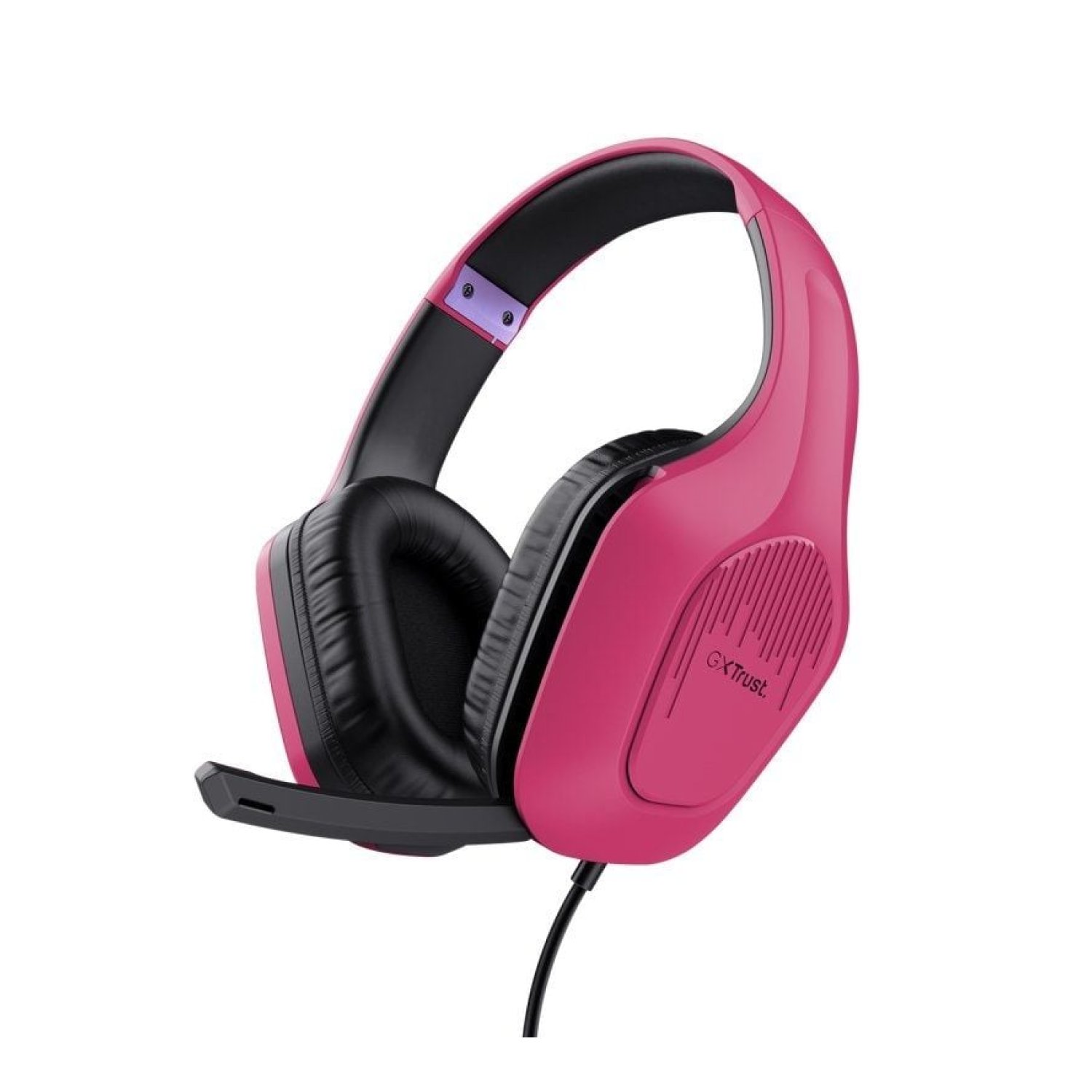 Trust Gaming GXT 415 Zirox · Auriculares Gaming · Micrófono · Jack 3.5mm · Rosa