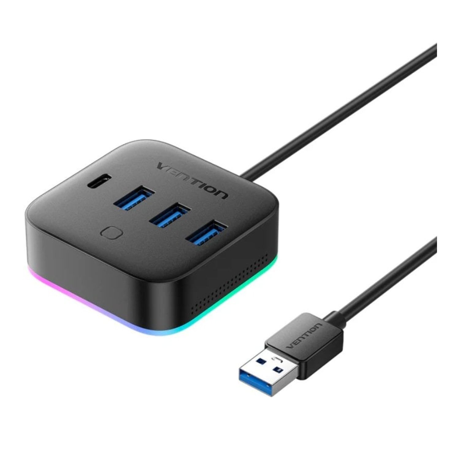 Hub USB 3.0 Vention CHZBC/ 3xUSB/ 1xUSB Tipo-C/ 1xUSB Tipo-C PD