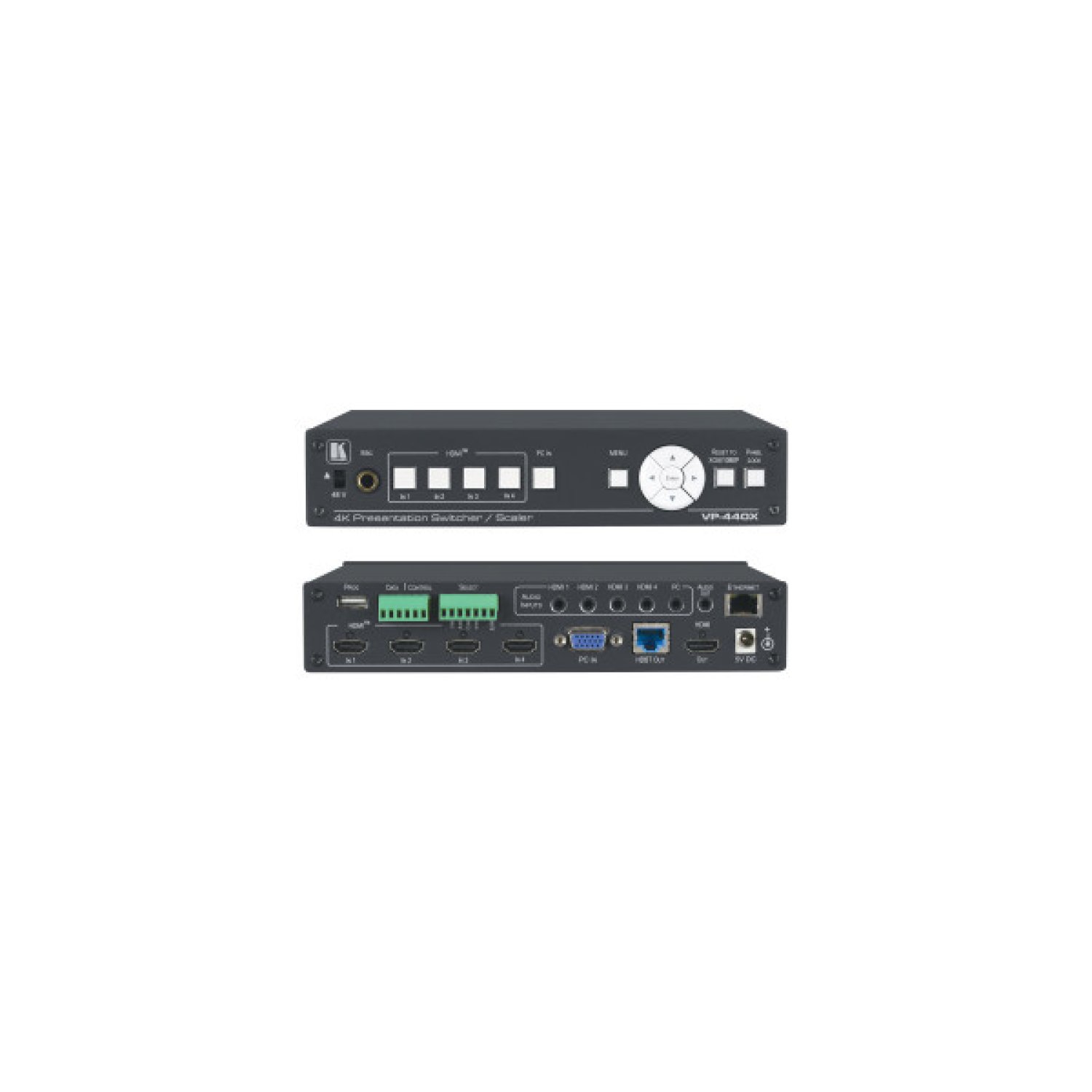 Kramer VP-440X · Switcher Presentation 4K · HDMI · HDBaseT · 18G