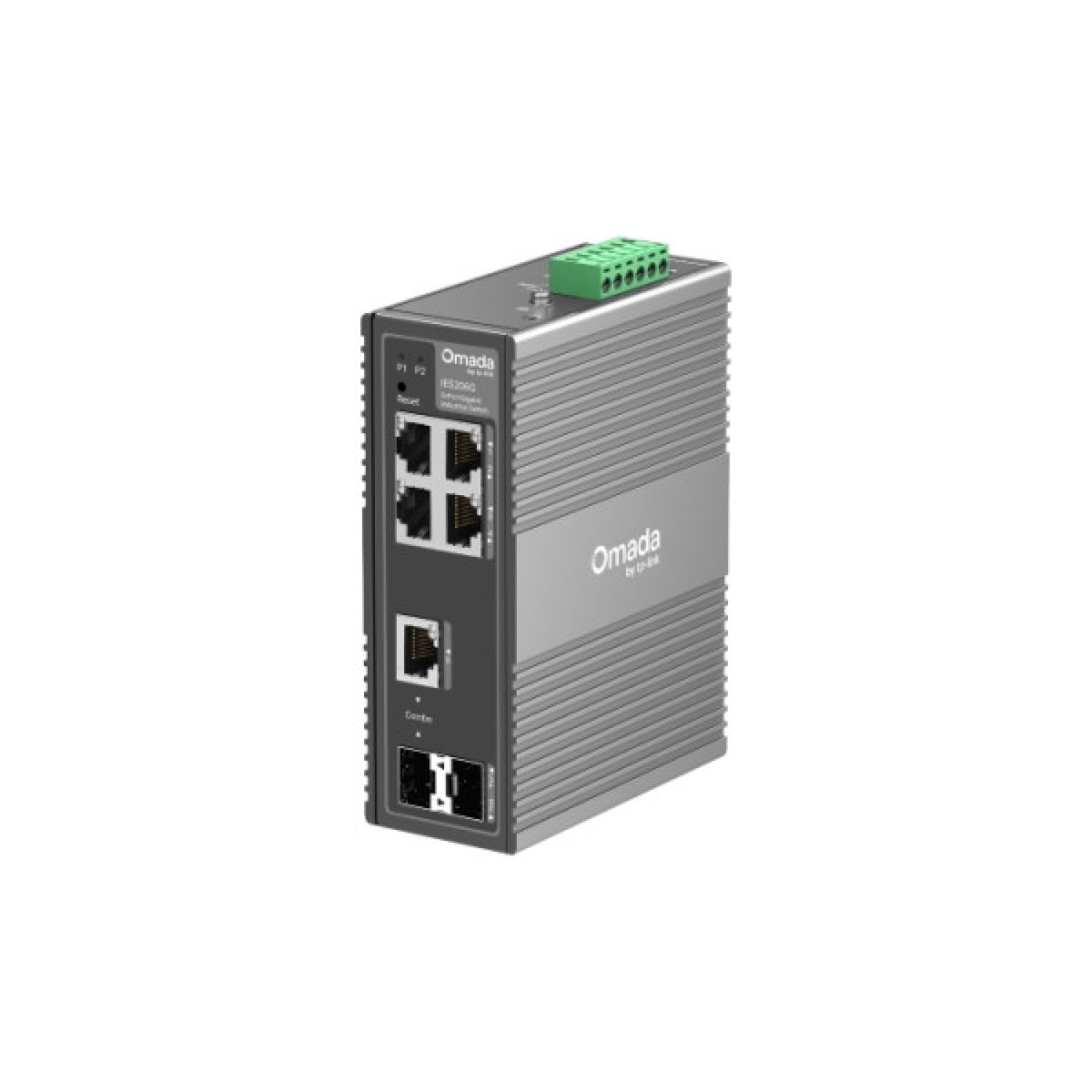 TP-Link · Switch Industrial Gigabit · 6 Puertos · Easy Managed · Omada