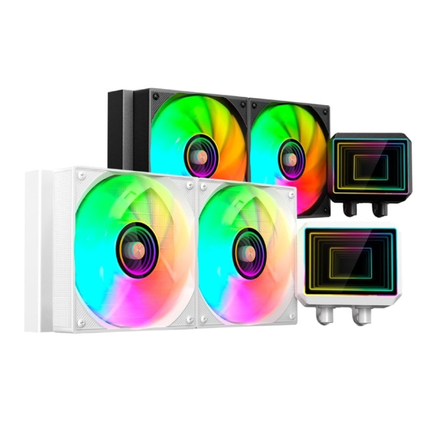 Sistema de Refrigeración Líquida Mars Gaming ML-TWO240/ Blanco