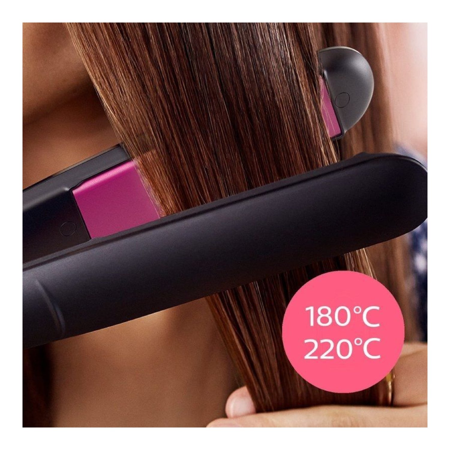 Plancha para el Pelo Philips StraightCare Essential BHS375 ThermoProtect/ Negra