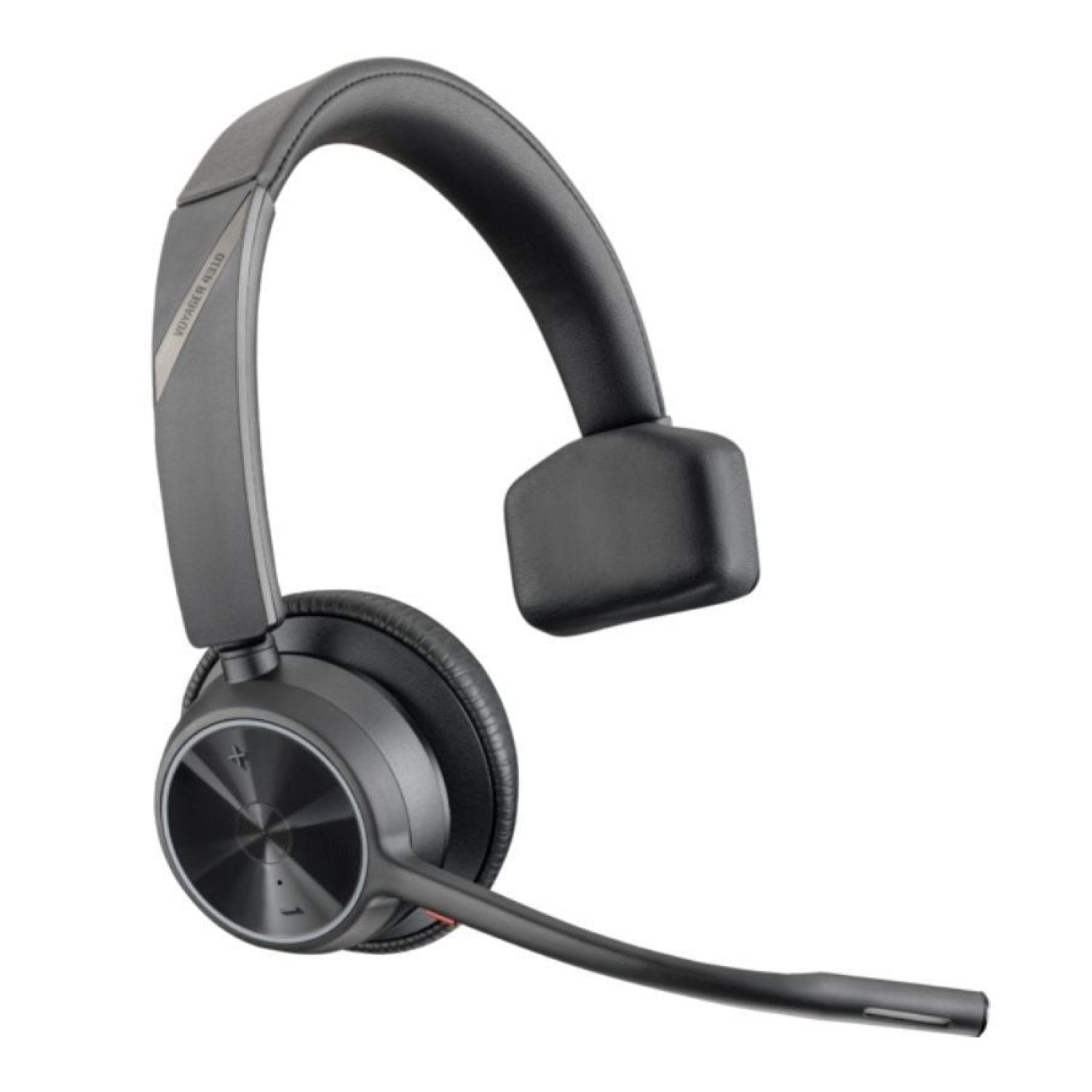 Poly Voyager 4310 · Auricular Inalámbrico · Bluetooth · Micrófono · Base de Carga · Negro