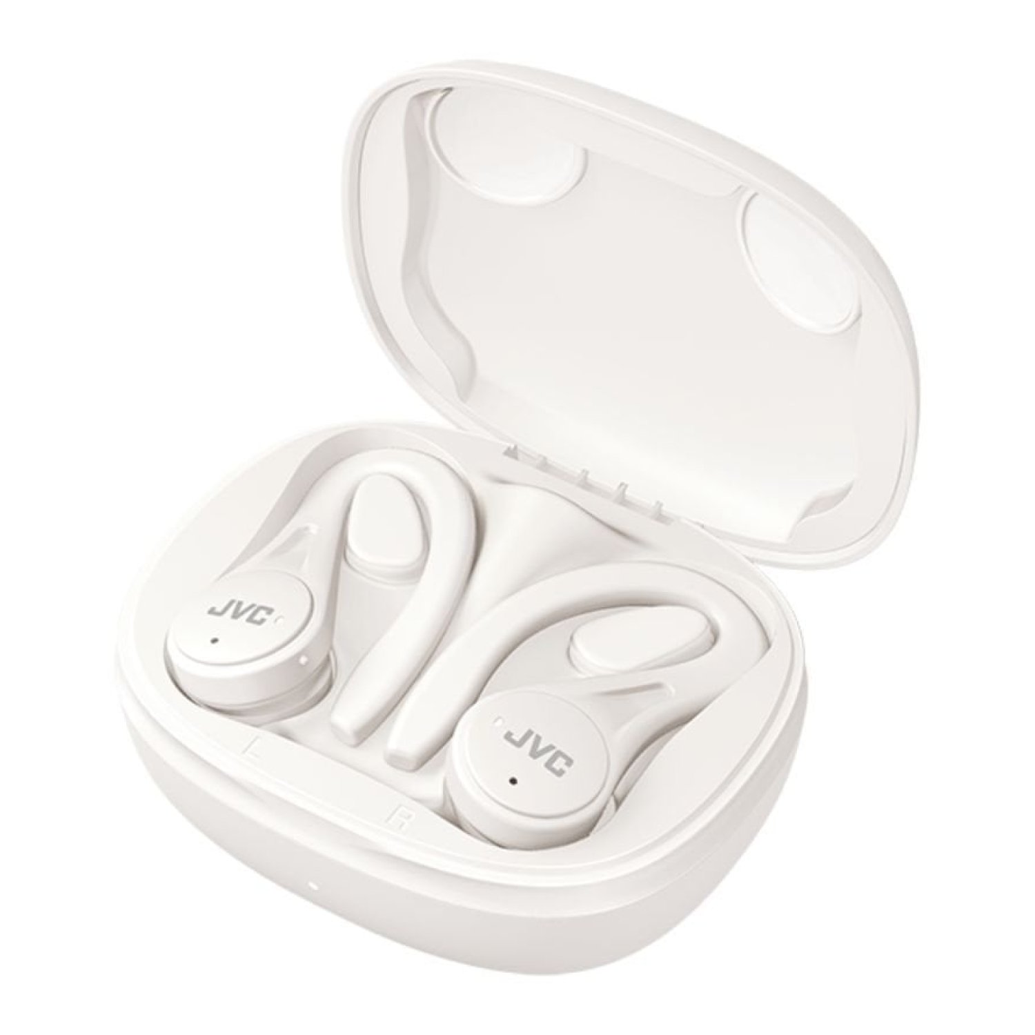 Auriculares Bluetooth JVC HA-EC25T con estuche de carga/ Autonomía 7.5h/ Blancos
