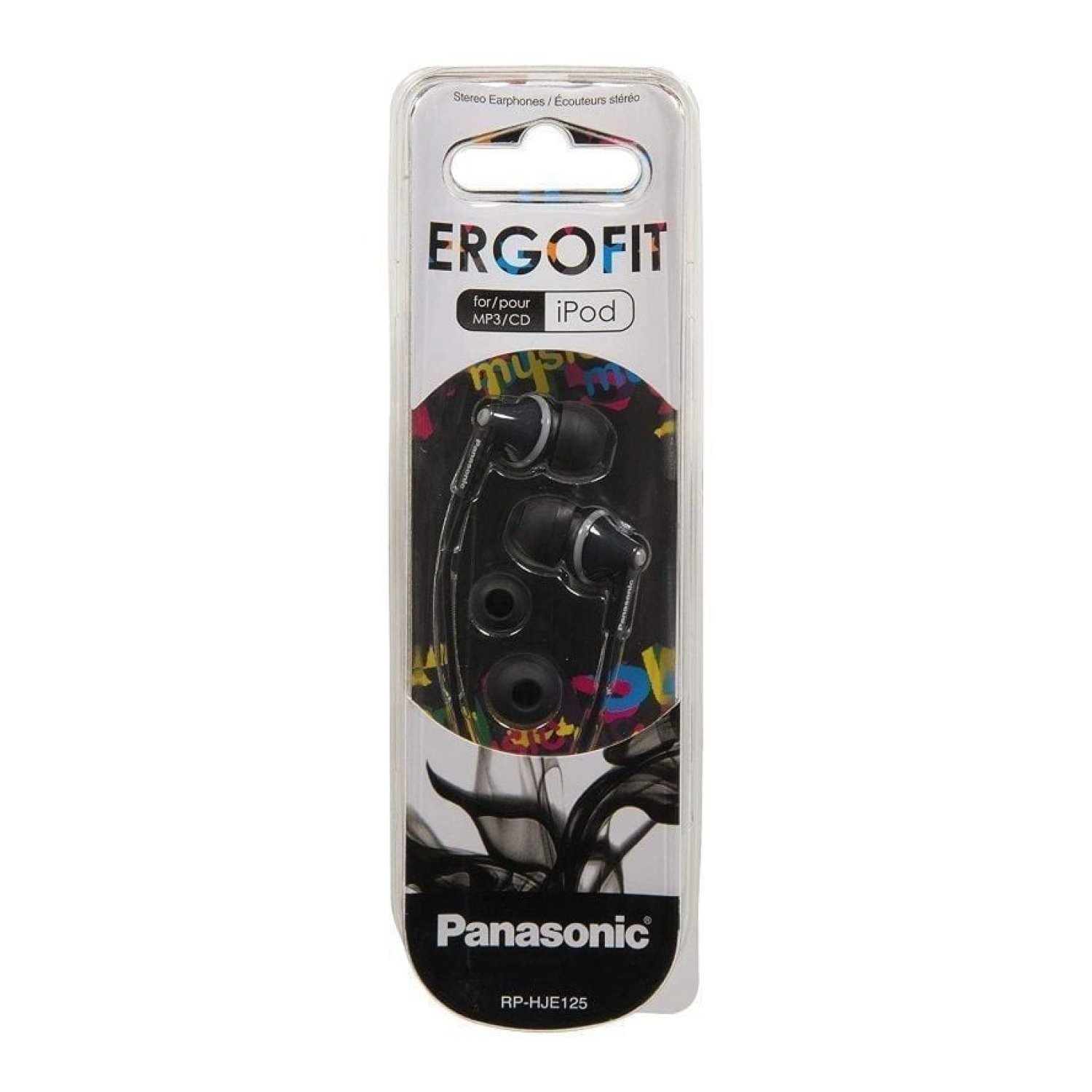 Panasonic RP-HJE125 · Auriculares Intrauditivos · Jack 3,5mm · Negros