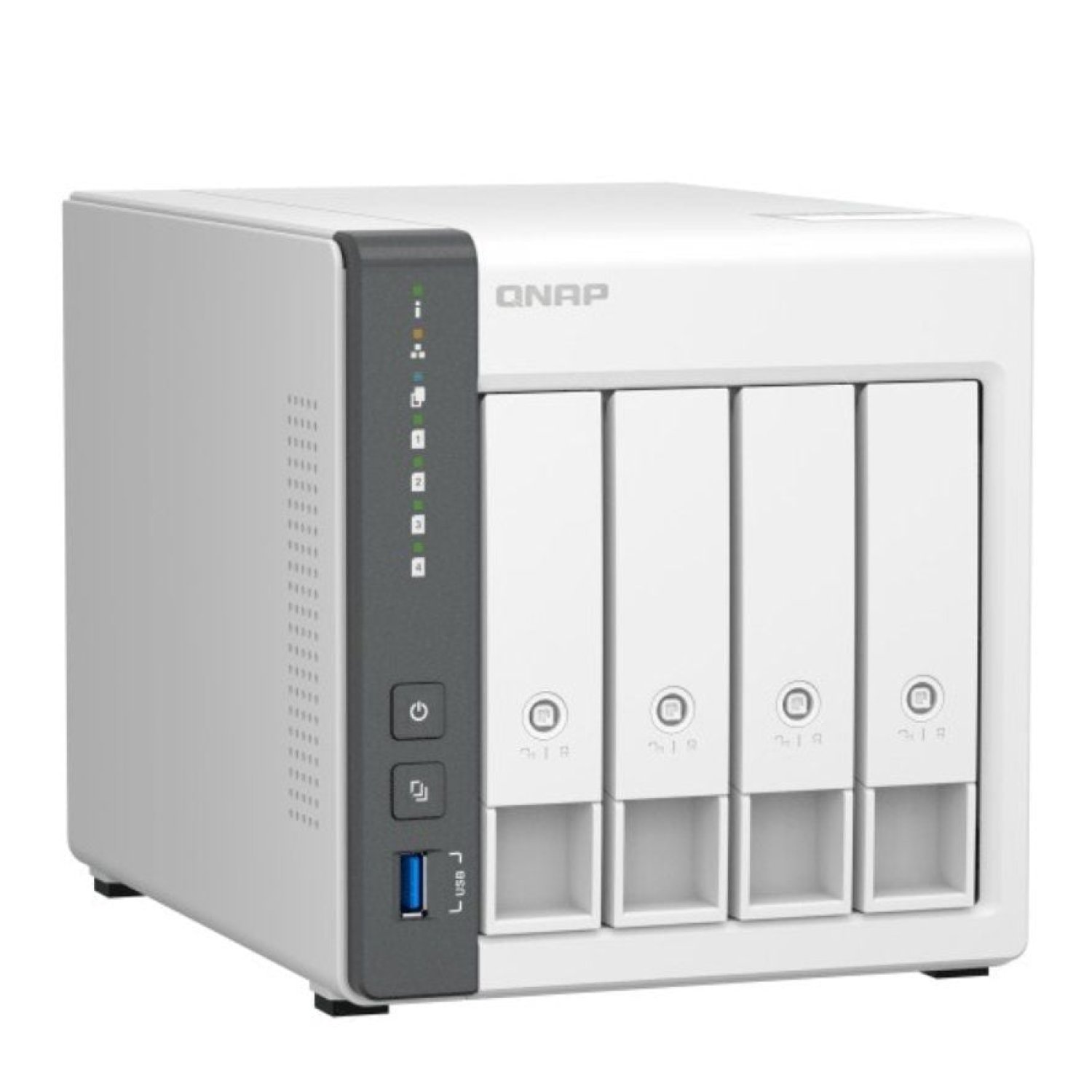 NAS QNAP TS-433-4G/ 4 Bahías 3.5"- 2.5"/ 4GB/ Formato Torre