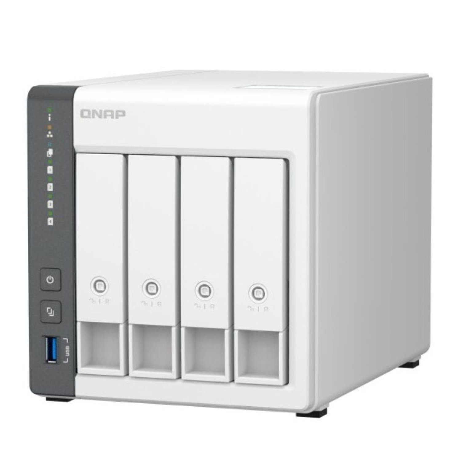 NAS QNAP TS-433-4G/ 4 Bahías 3.5"- 2.5"/ 4GB/ Formato Torre