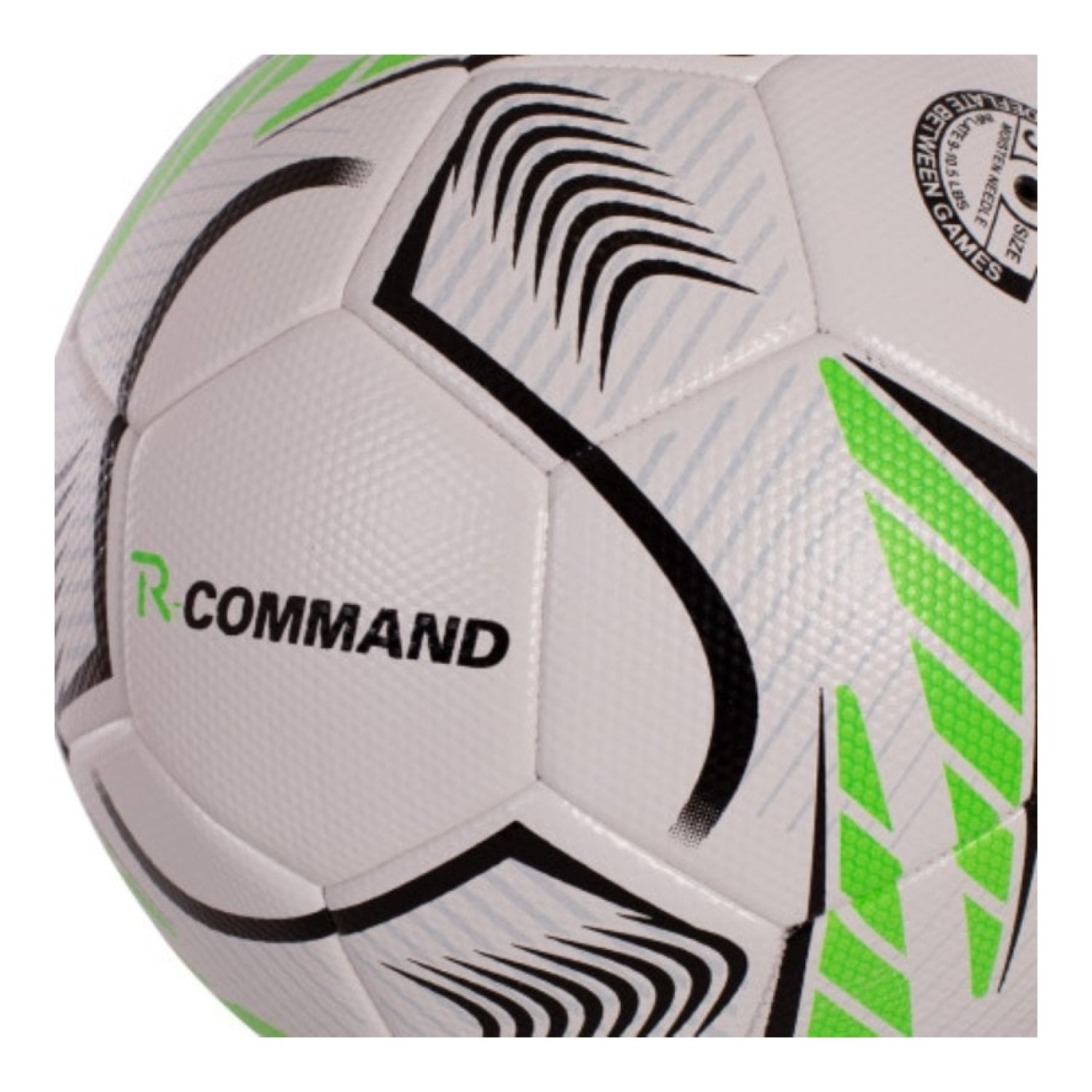 Balón de Fútbol Rox Sport R-Comand/ Blanco y Verde