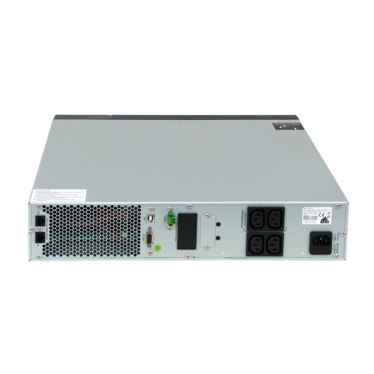 SAI Online Phasak Rack 1500 VA Online LCD/ 1500VA-1350W/ 4 Salidas/ Formato Rack