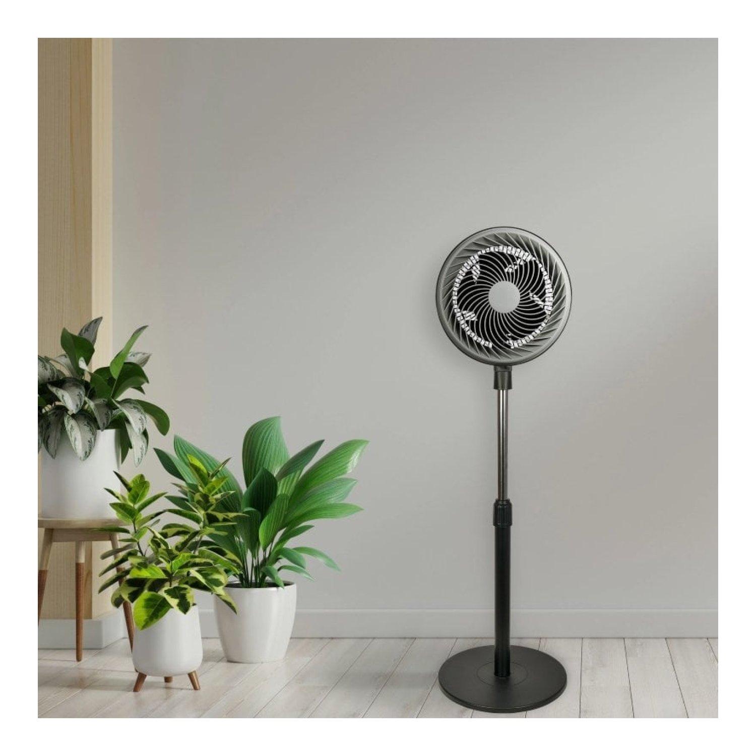 Ventilador de Pie Daewoo DW9003/ 80W/ 5 Aspas 25cm/ 3 Velocidades