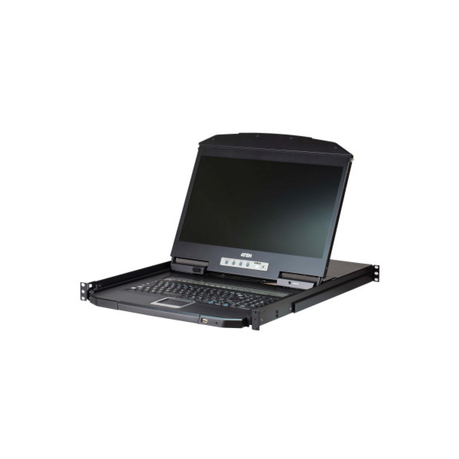 Aten CL3116 · Consola de Rack 18.5" · 1366x768 · 1U · Metal y Plástico Negro