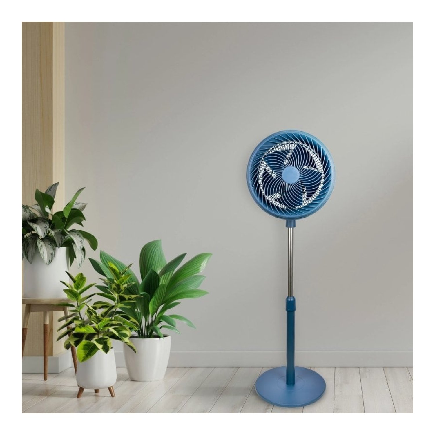 Ventilador de Pie Daewoo DW9006/ 90W/ 5 Aspas 30cm/ 3 Velocidades