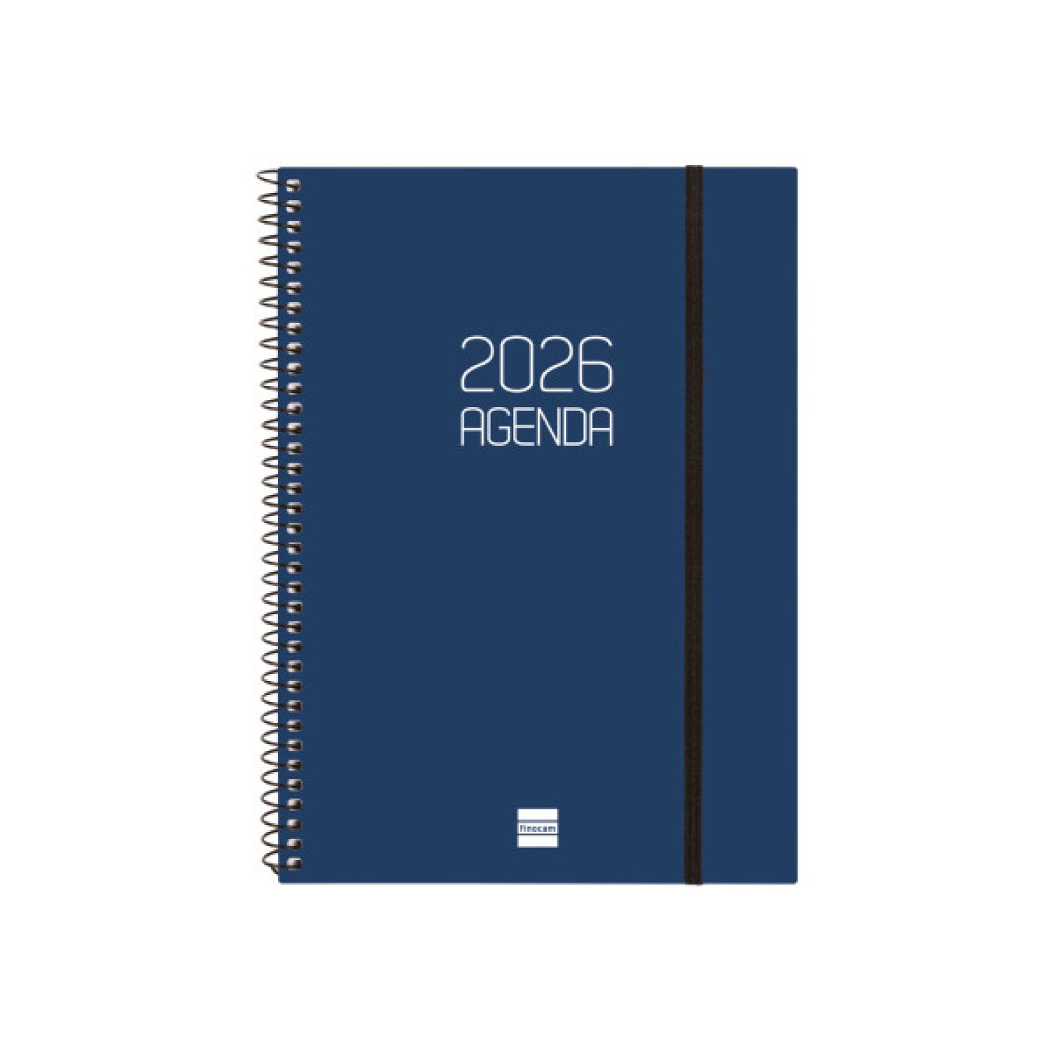 Finocam Agenda 2026 · Semana Vista Horizontal · A5 · Azul