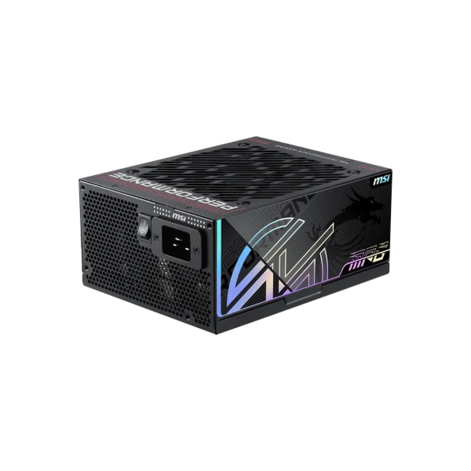 FUENTE ALIMENTACION MSI MPG AI1600TS PCIE5,PSU,1600W,80 PLUS TITANIUM,MODULAR,135MM,ACTIVE PFC,2XPCI-E 5 (2+4 PIN),7XPCI-E (6+2 PIN)X4,SATA (15 PIN)X8