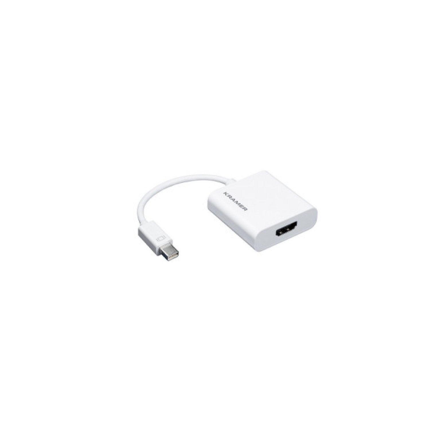 Kramer Electronics ADC-MDP/HF/UHD adaptador de cable de vídeo Mini DisplayPort HDMI tipo A (Estándar) Blanco