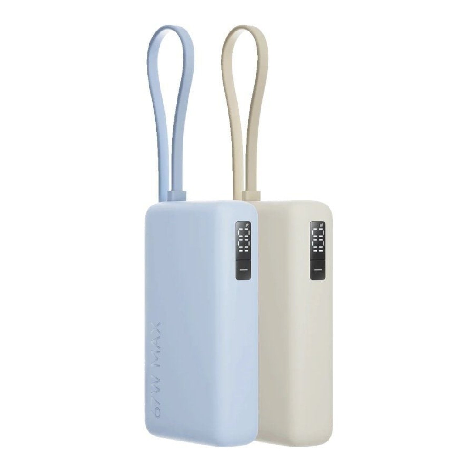 Powerbank 10000mAh Xiaomi 67W Power Bank Integrated Cable/ 67W/ Beige/ Incluye Cable USB Tipo-C