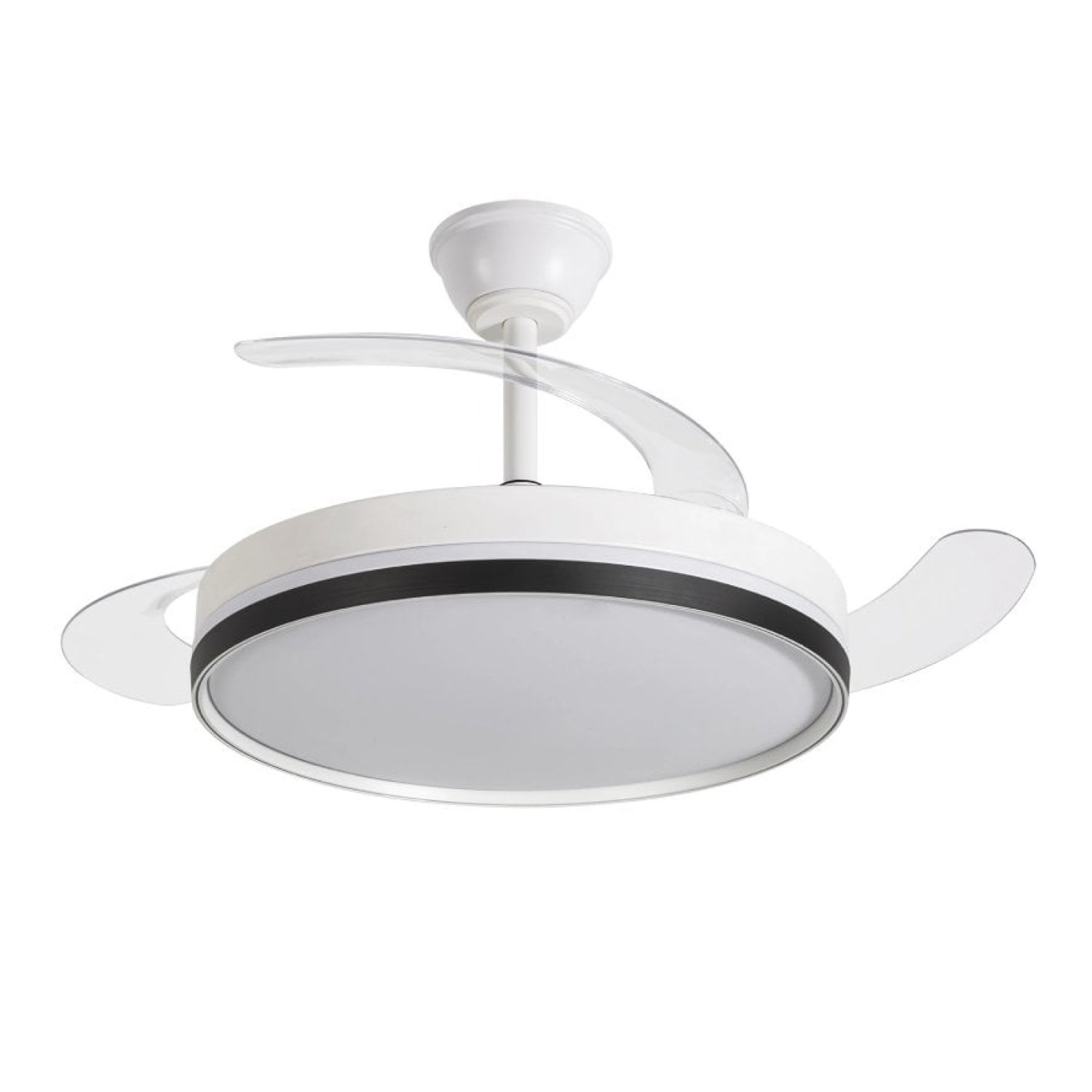 Ventilador de Techo Daewoo con aspas retráctiles DW5009/ 30W/ 3 Aspas/ 6 Velocidades