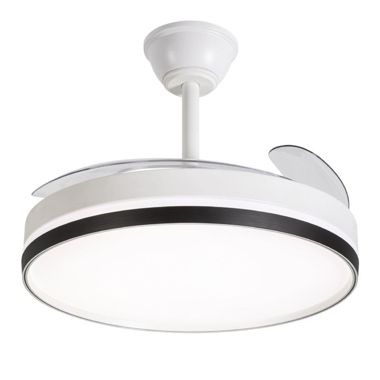Ventilador de Techo Daewoo con aspas retráctiles DW5009/ 30W/ 3 Aspas/ 6 Velocidades
