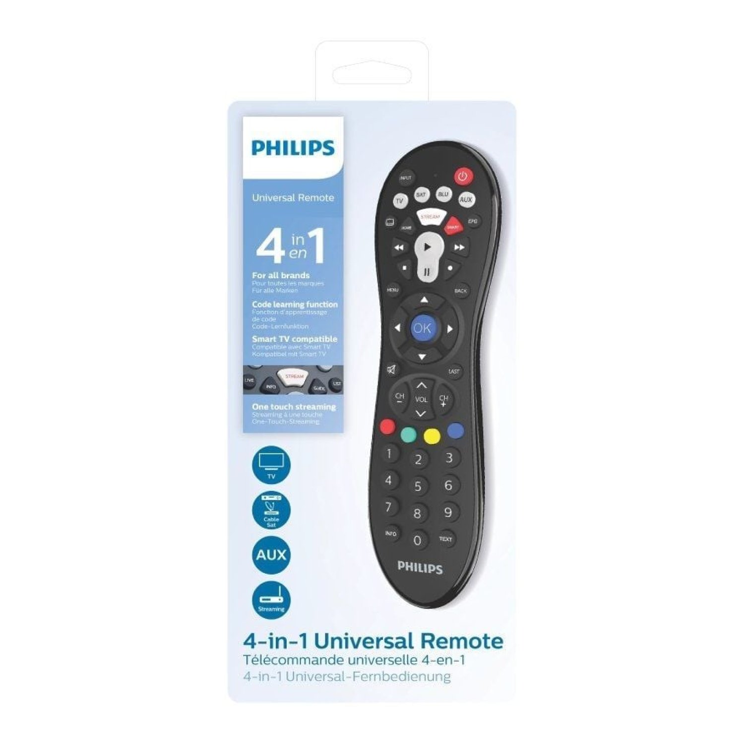 Philips SRP3014/10 · Mando Universal para TV · Control Total