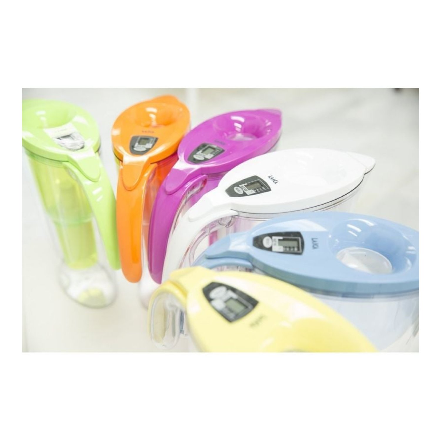 Jarra Filtrante Laica Stream Line/ Capacidad 2.3L/ Blanca