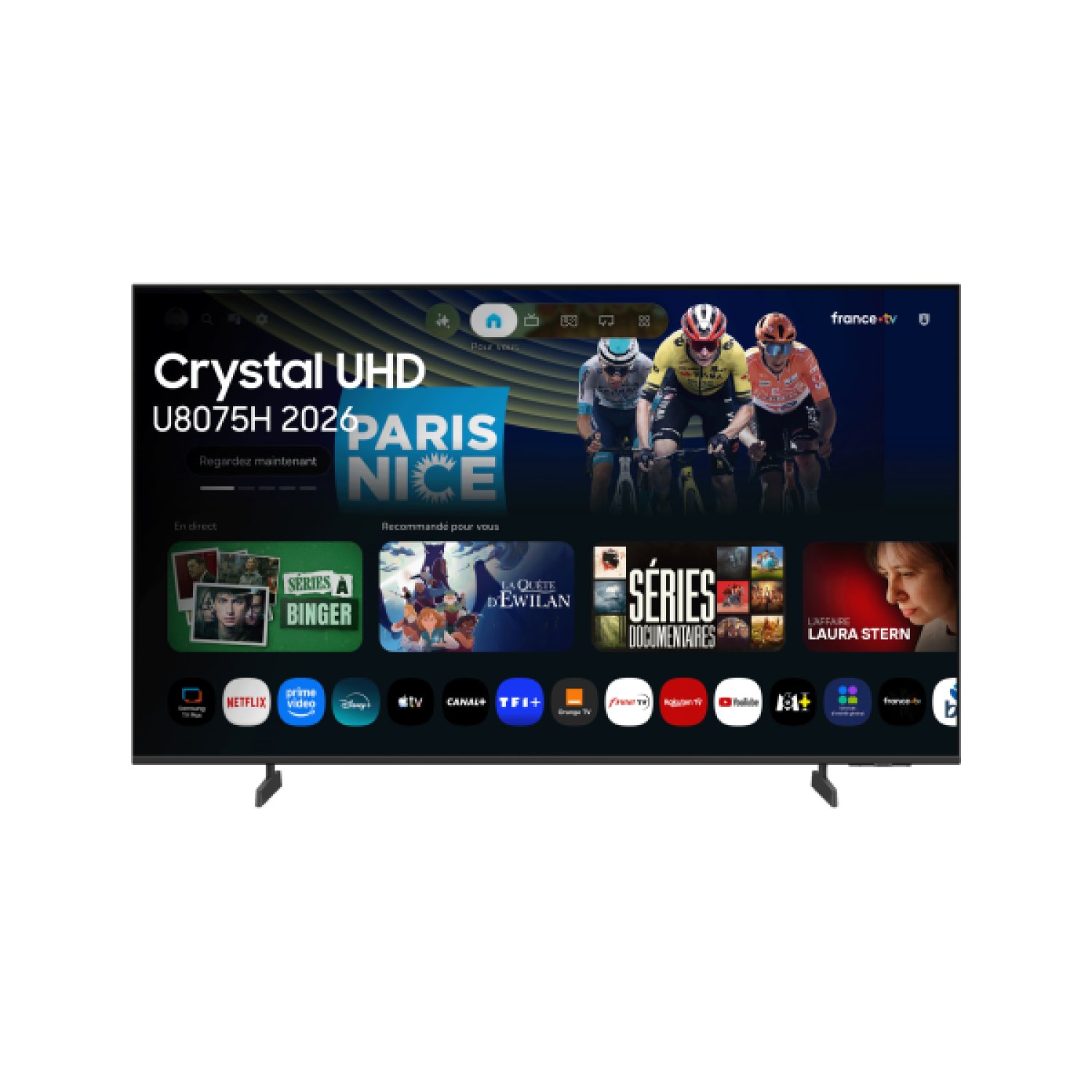 Samsung TU85U8075H · 85" · 4K UHD · Smart TV · HDR10+