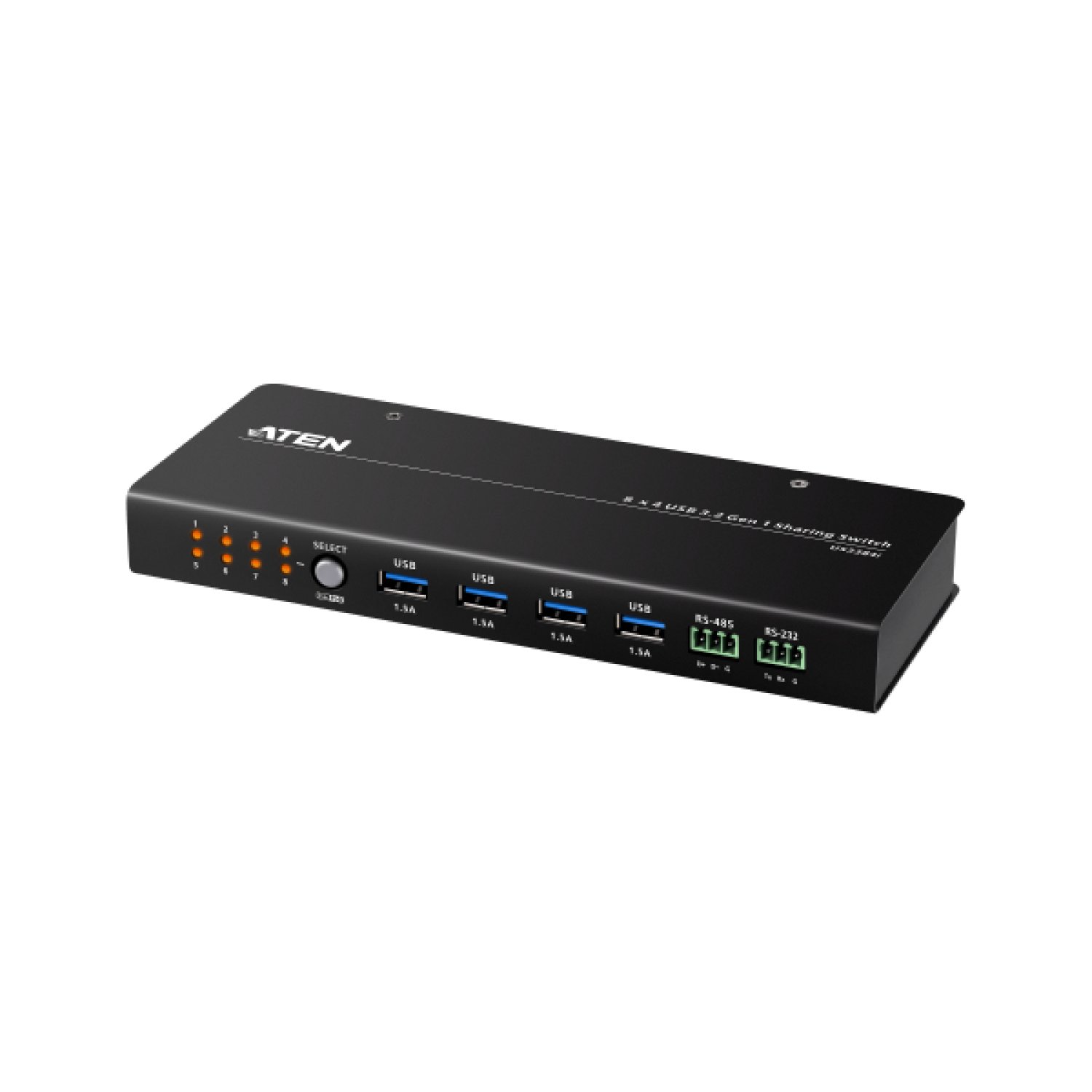 ATEN US3384I · Interruptor KVM · 4 Puertos · Negro