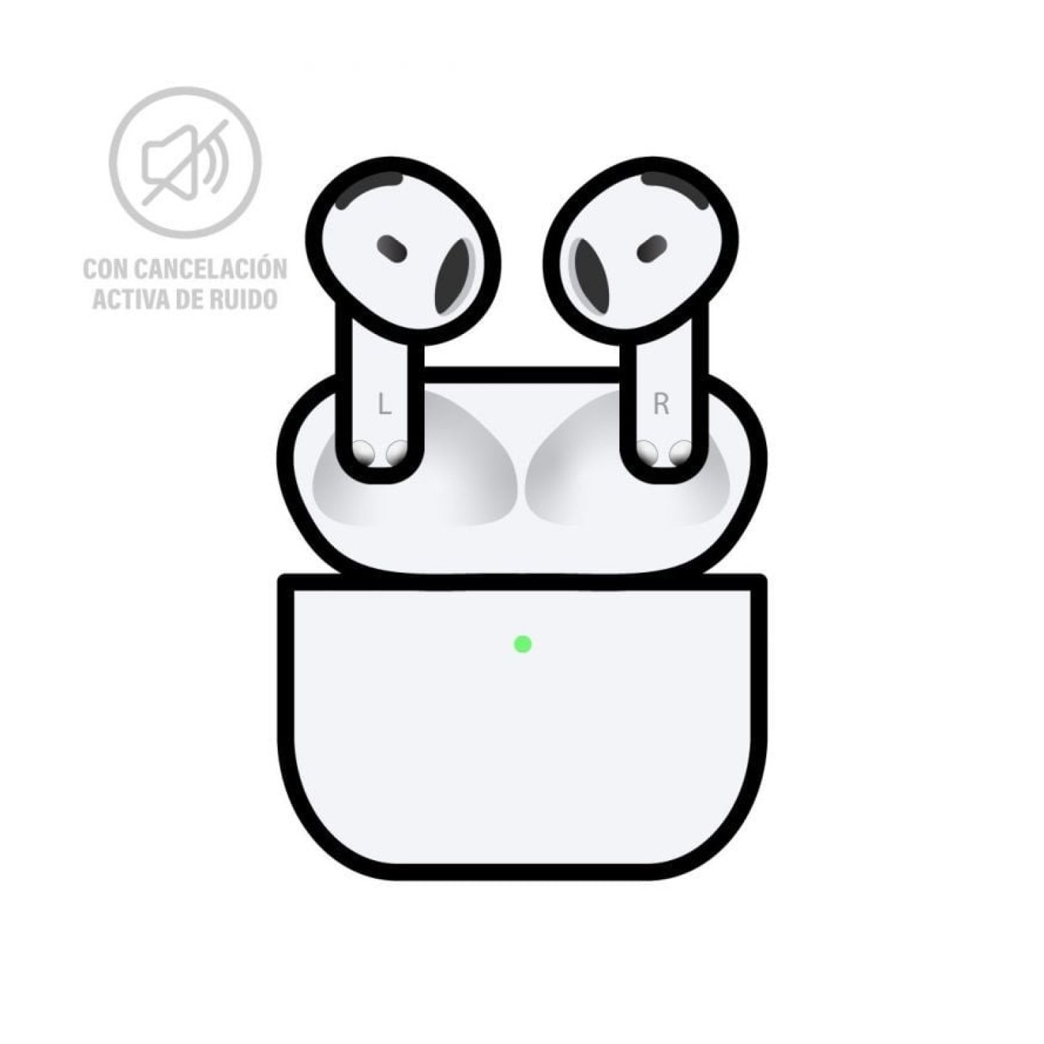 Apple AirPods 4ª Generación · Auriculares Bluetooth · Cancelación de Ruido · Sonido Inmersivo