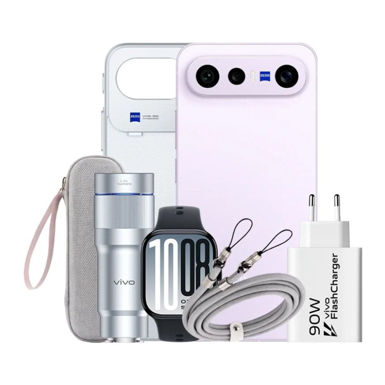 Vivo X300 FE · 6,31" · 5G · 12GB RAM · 512GB · Púrpura + Watch GT2