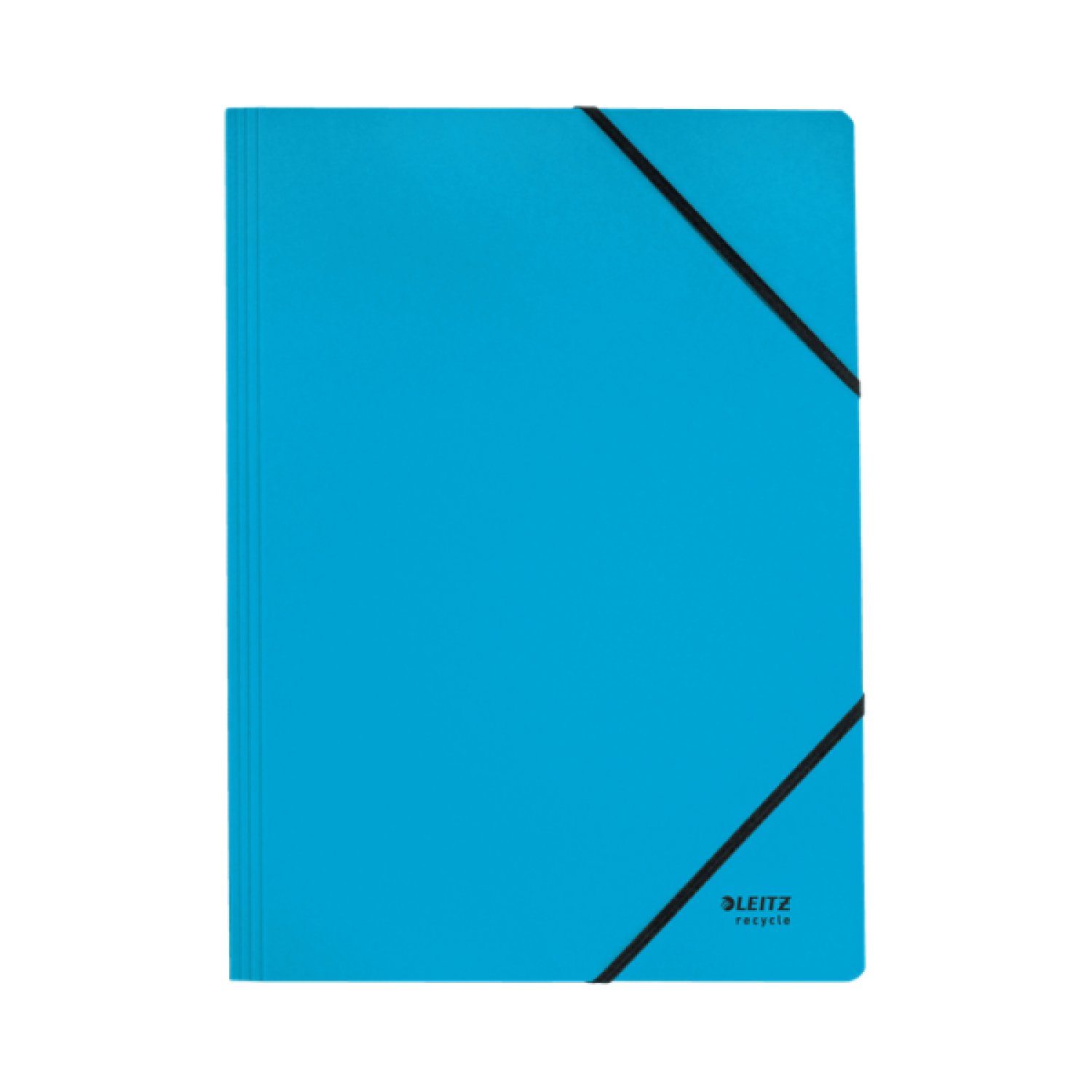 CARPETA DE CARTON CON GOMAS Y SIN SOLAPAS A4 RECYCLE 100% AZUL LEITZ 39080035
