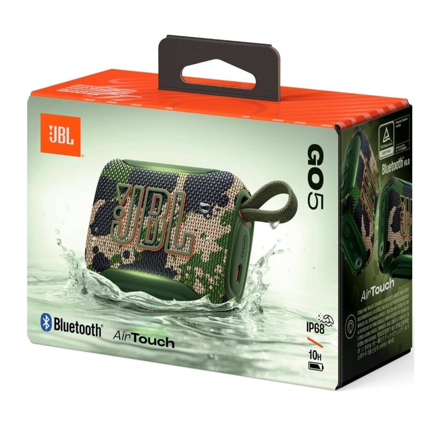 Altavoz con Bluetooth JBL GO 5/ 4.8W/ 1.0/ Squad