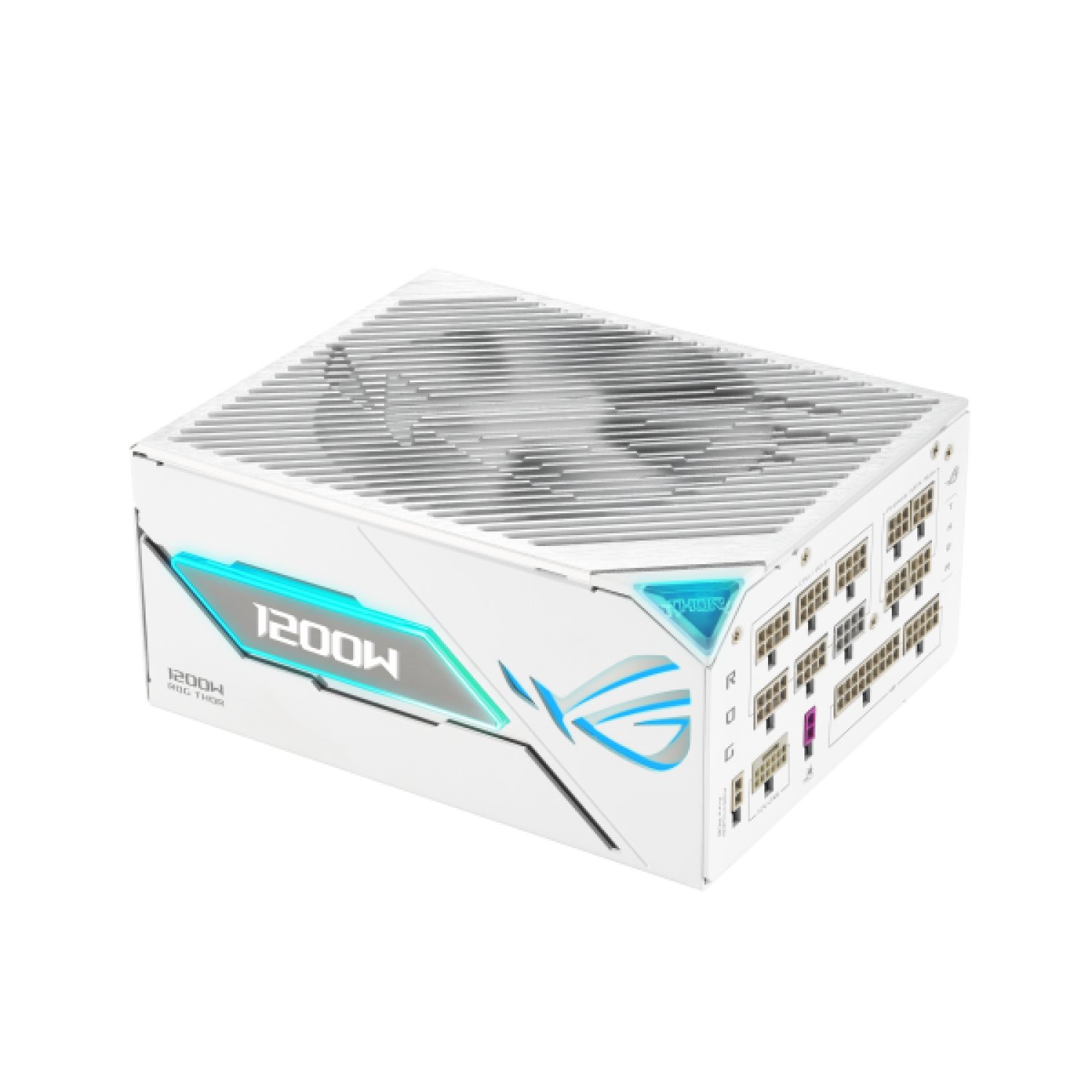 ASUS ROG Thor 1200P3 · Fuente 1200W · 80+ Platinum · Blanco