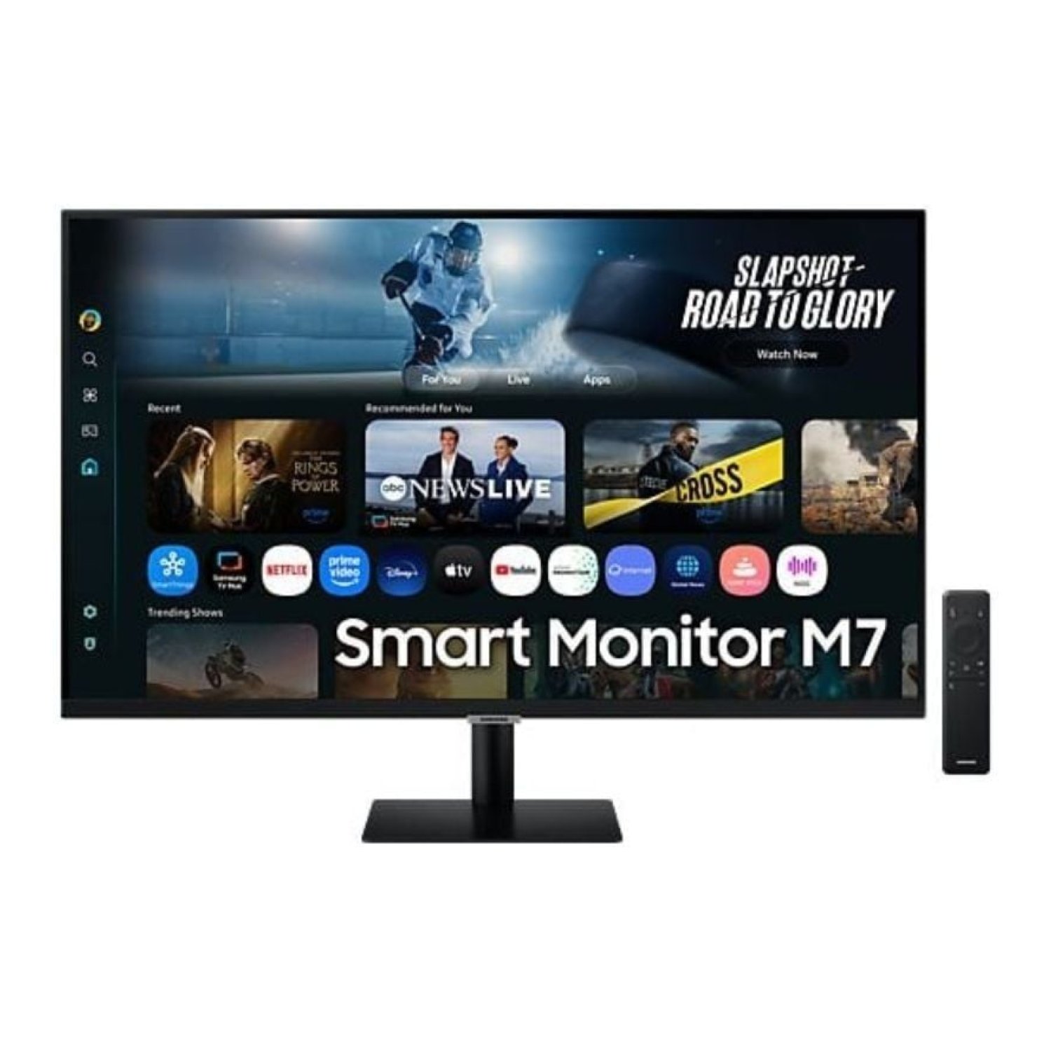 Samsung M7 · Smart Monitor 32" 4K · Smart TV · Multimedia · Negro