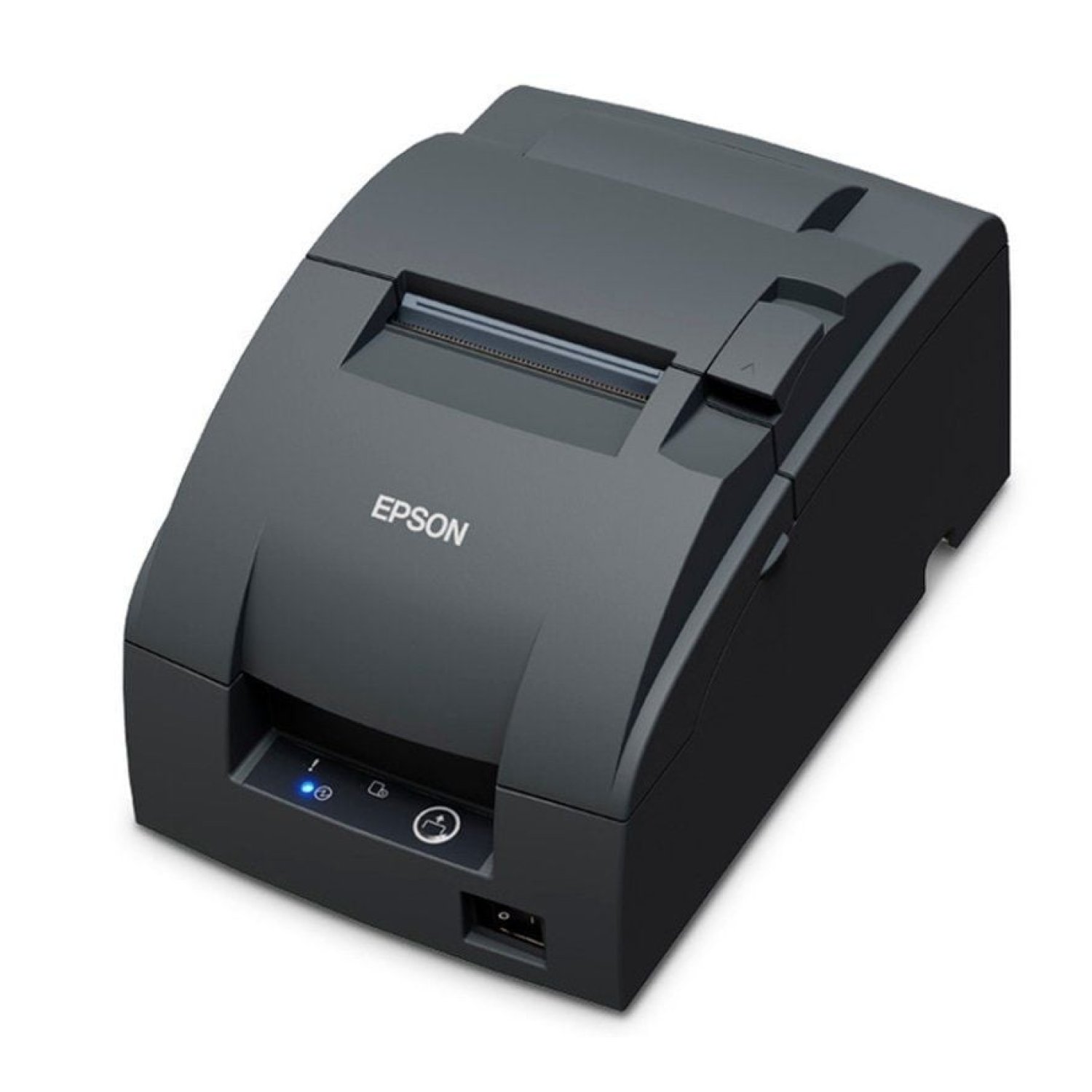 Impresora de Tickets Epson TM-U220IIB/ Ancho papel 76mm/ USB/ Negra