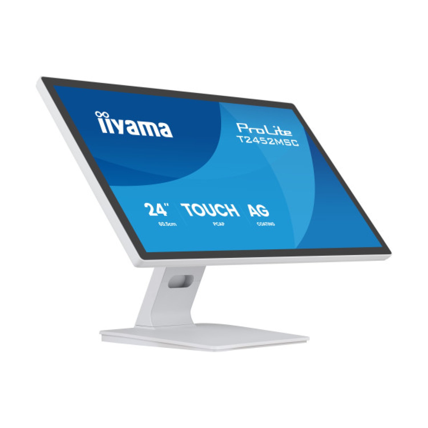 MONITOR IIYAMA TACTIL , 24", T2452MSC-W2AG, 61 CM, 1920 X 1080 PIXELES, FULL HD, LED, 5 MS, BLANCO